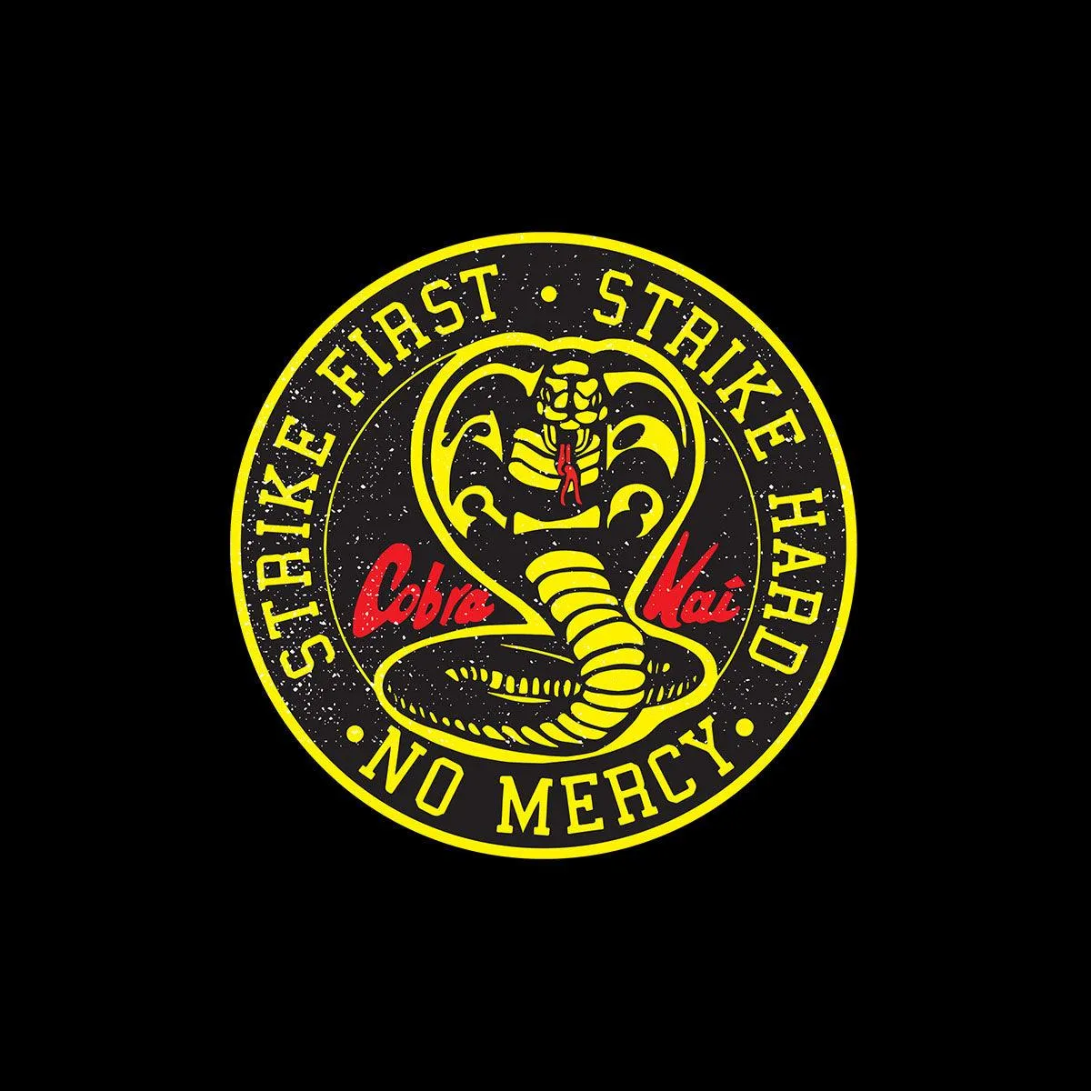 Cobra Kai T-shirt Karate Kid Movie Kung Fu Martial Arts Retro Gift Top ALL SIZES Unisex T-Shirt