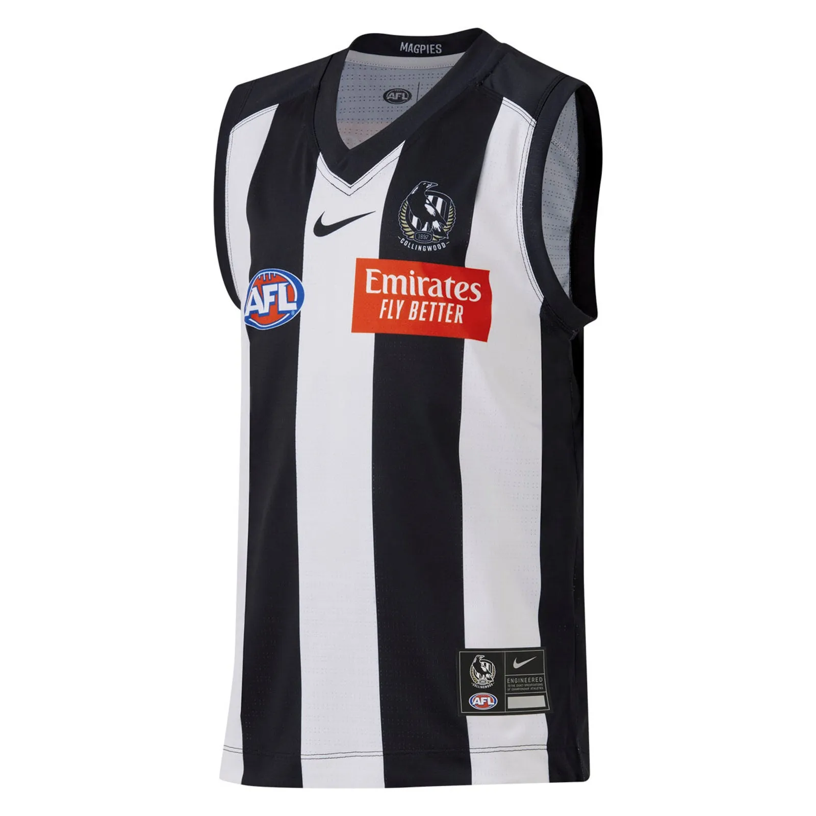 Collingwood Magpies 2024 Men's AFL Home Jersey Guernsey By Nike