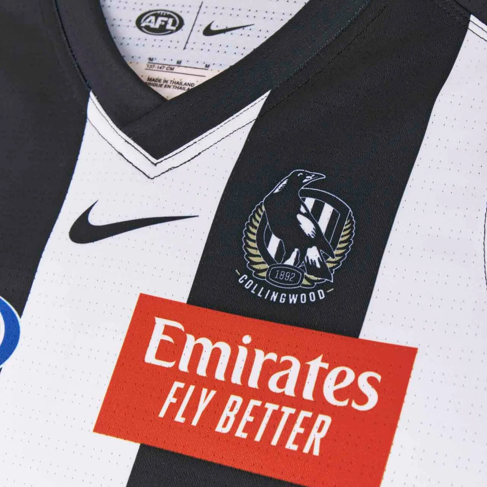 Collingwood Magpies 2024 Men's AFL Home Jersey Guernsey By Nike