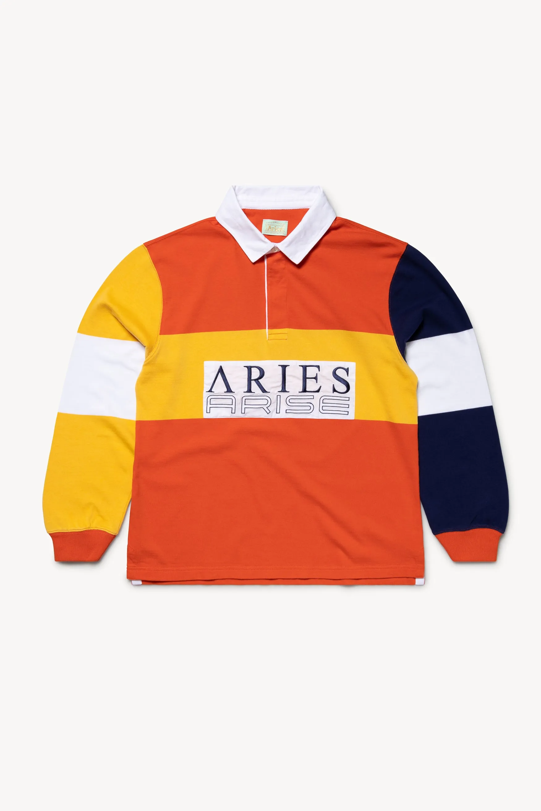 Colour-Blocked Rugby Shirt