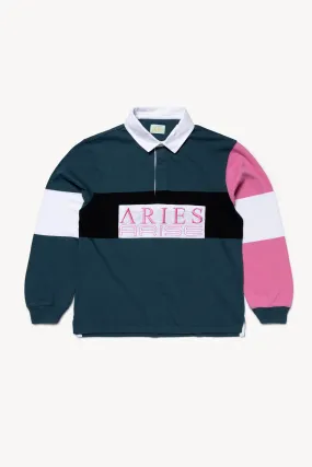 Colour-Blocked Rugby Shirt