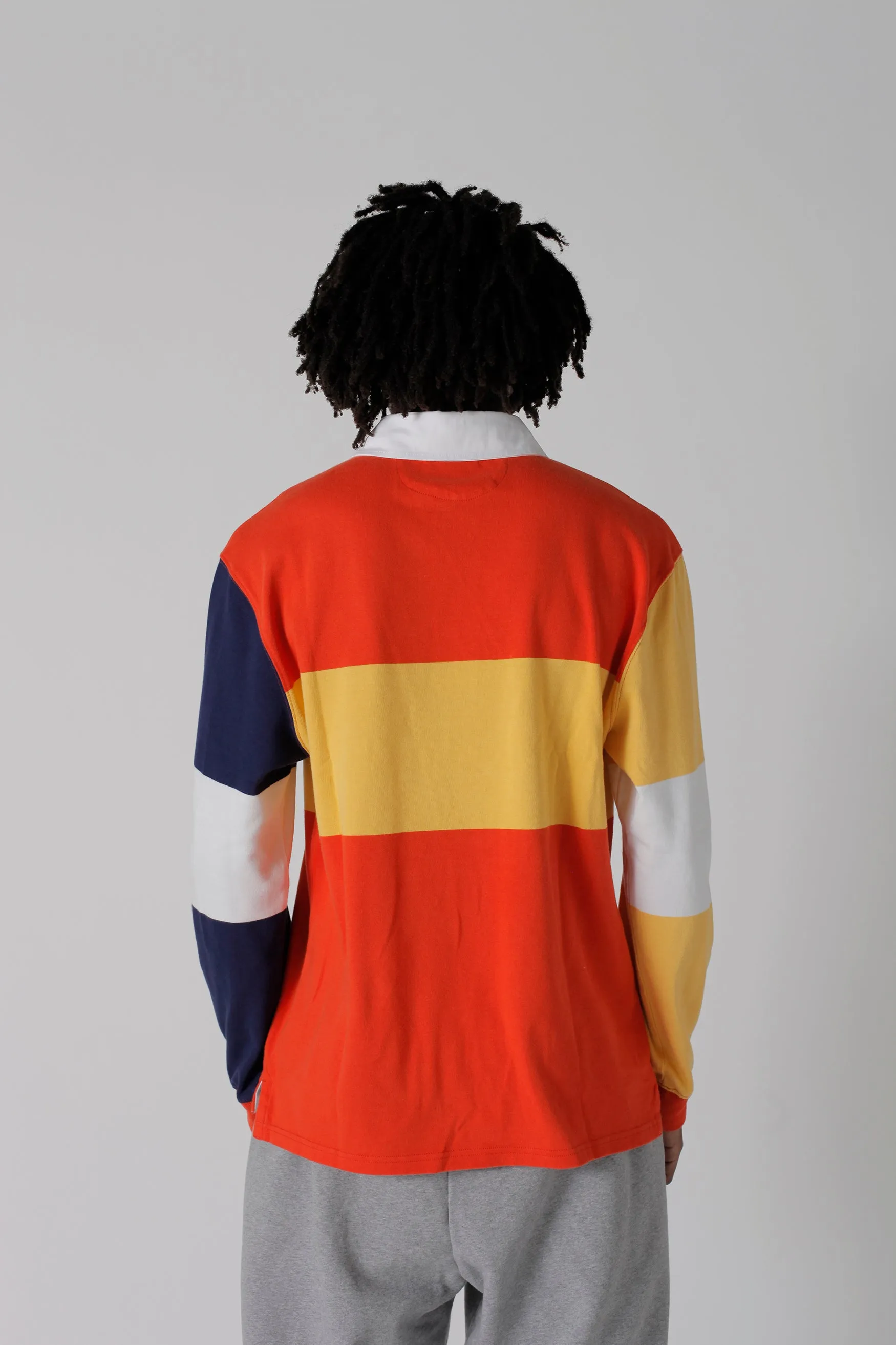 Colour-Blocked Rugby Shirt