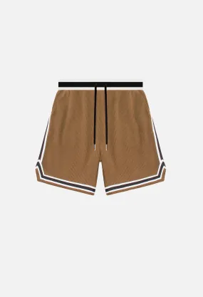 Corduroy Game Shorts / Gold