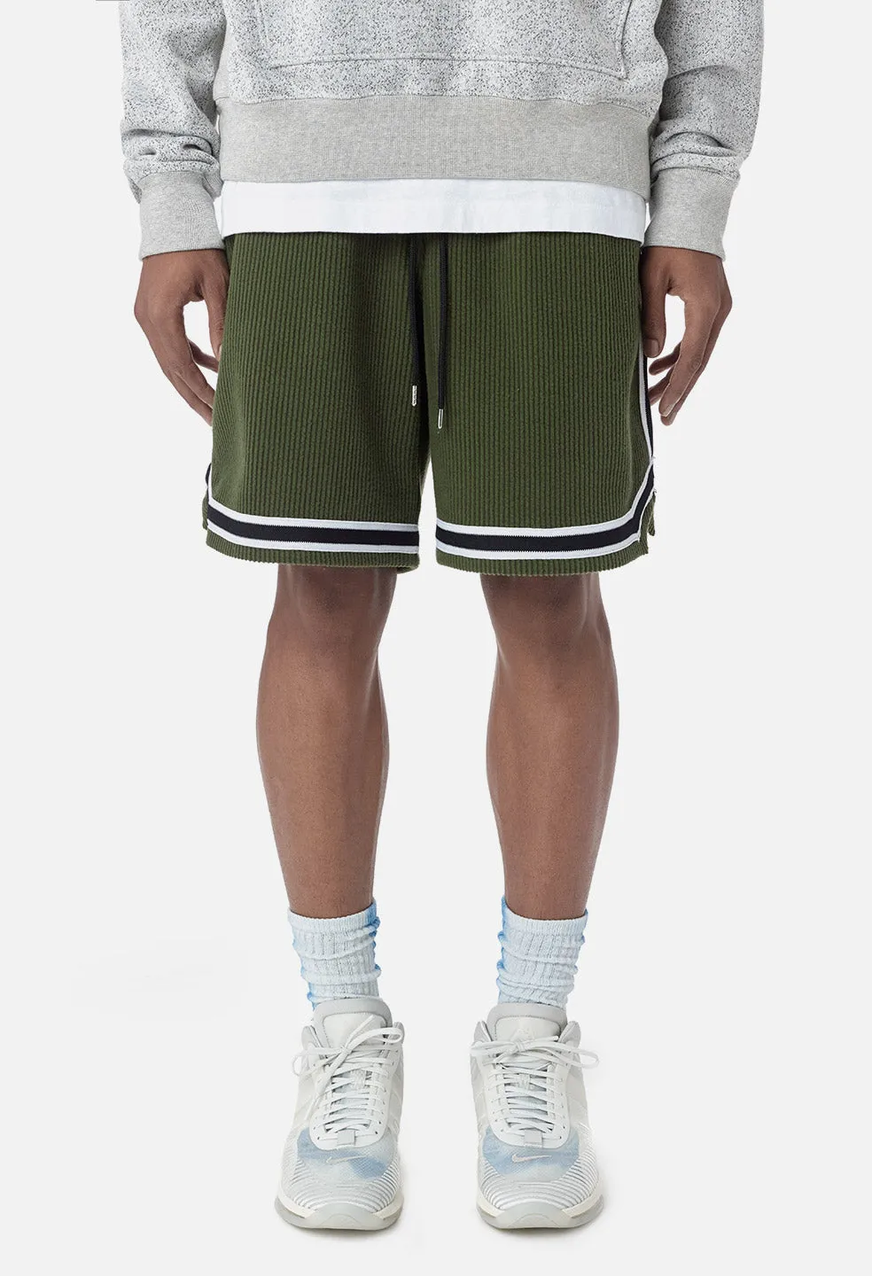 Corduroy Game Shorts / Olive