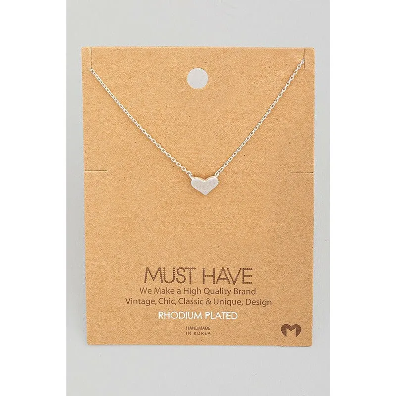 Dainty Heart Must Have Necklace