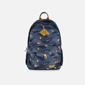 Deux Par Deux Kids Backpack - Mountain Animals