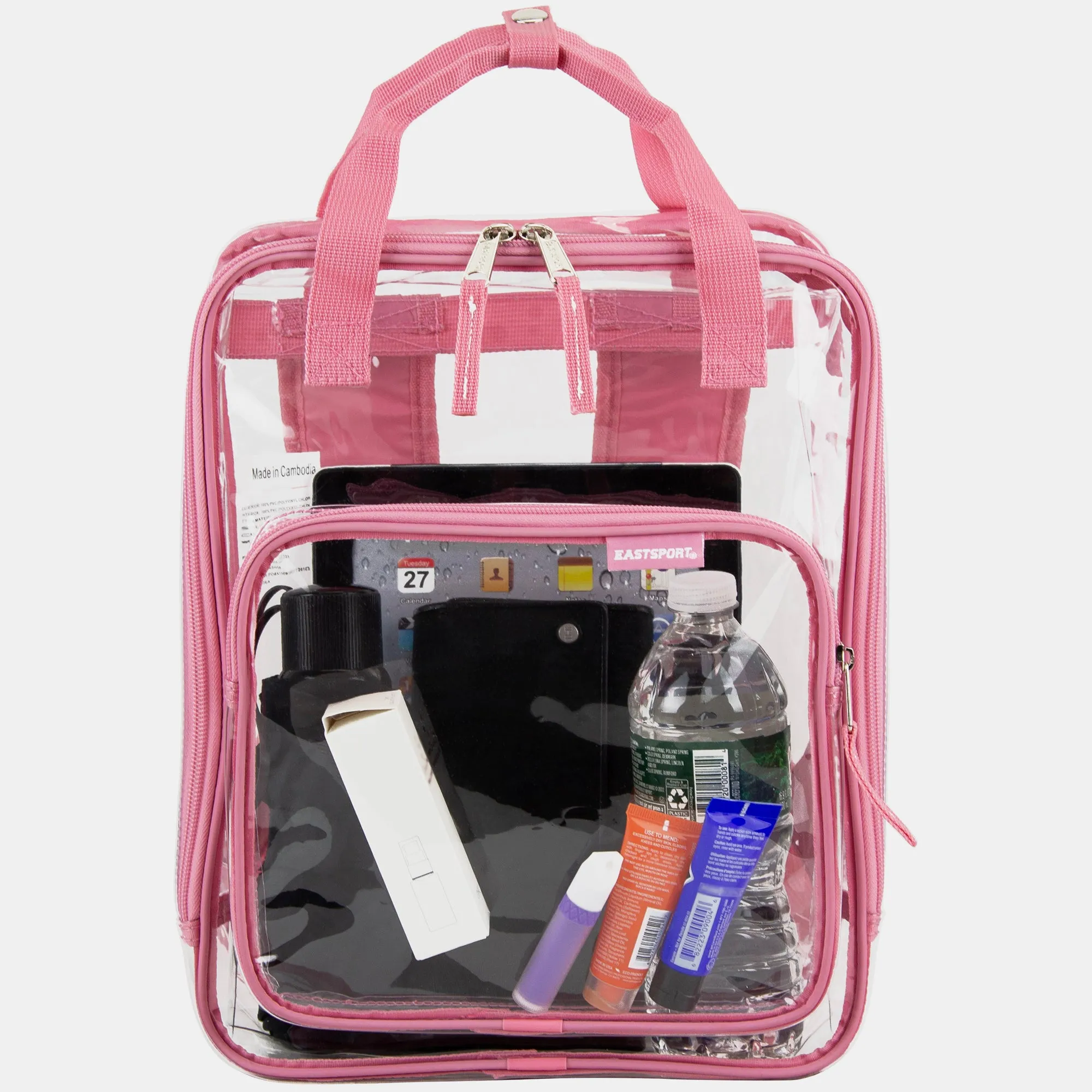 Double Handle Clear Stadium Approved Backpack