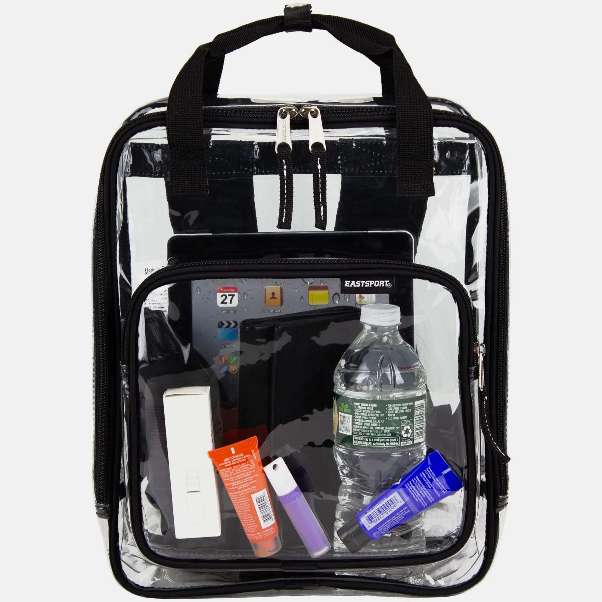 Double Handle Clear Stadium Approved Backpack