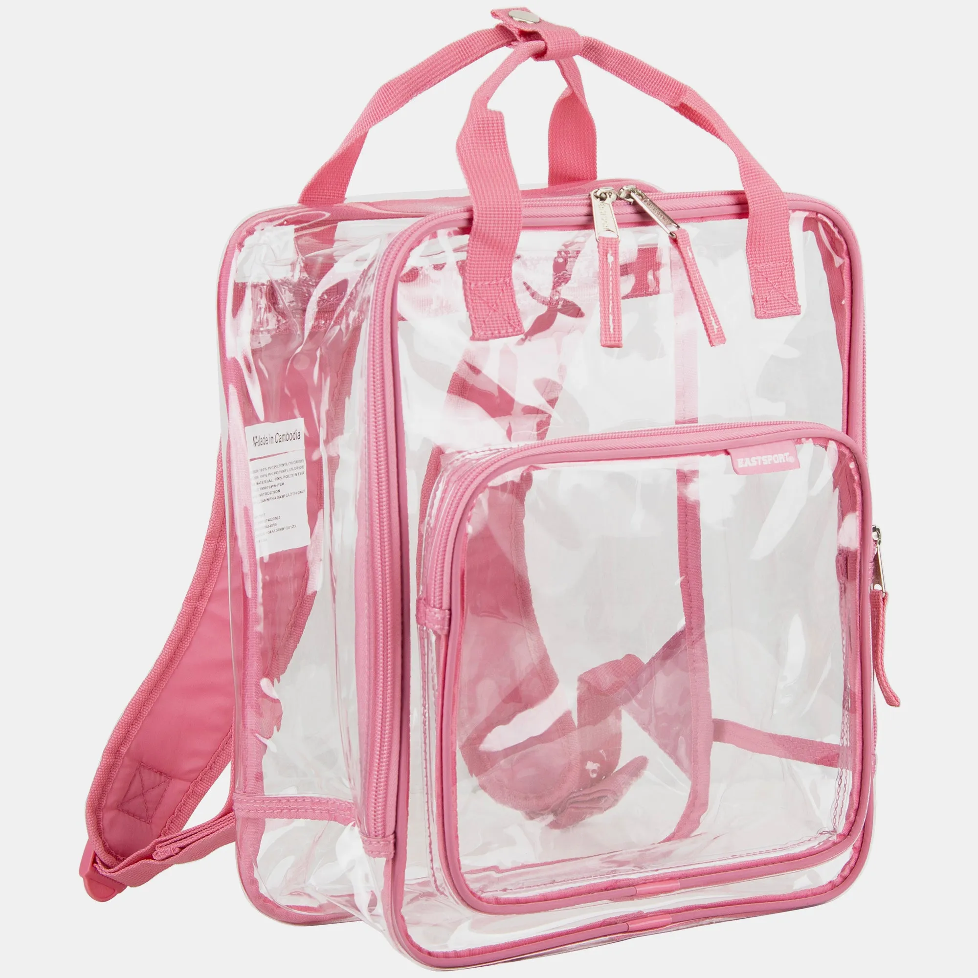 Double Handle Clear Stadium Approved Backpack