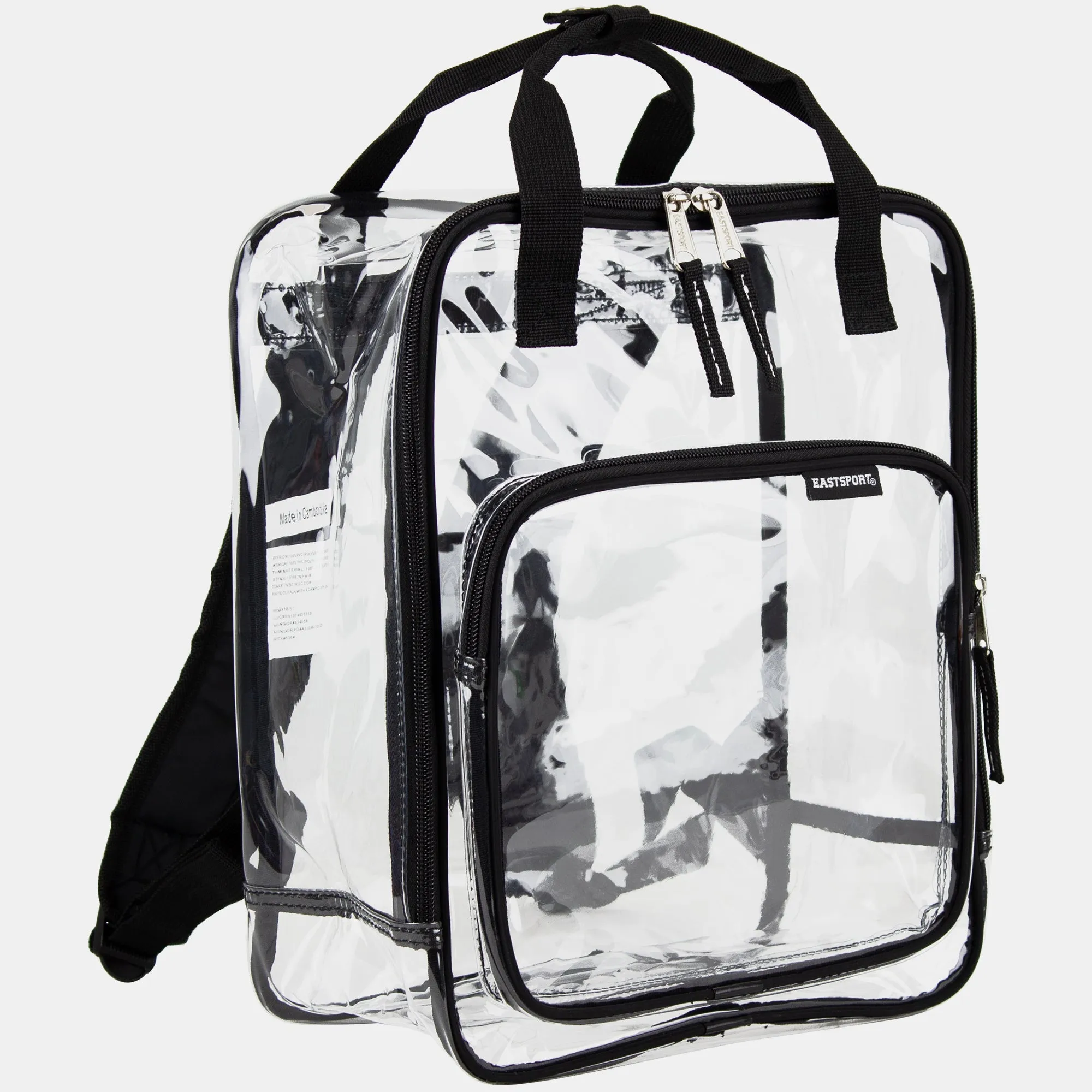 Double Handle Clear Stadium Approved Backpack