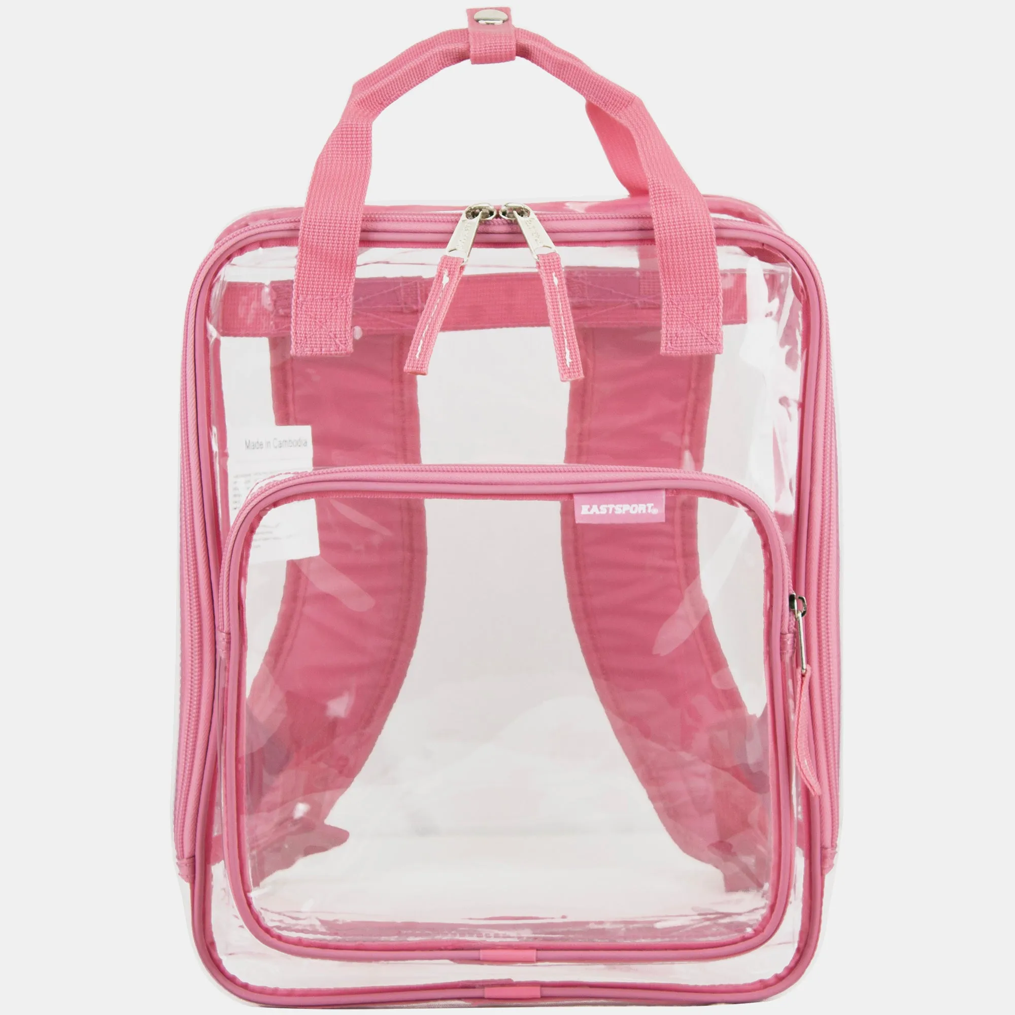 Double Handle Clear Stadium Approved Backpack