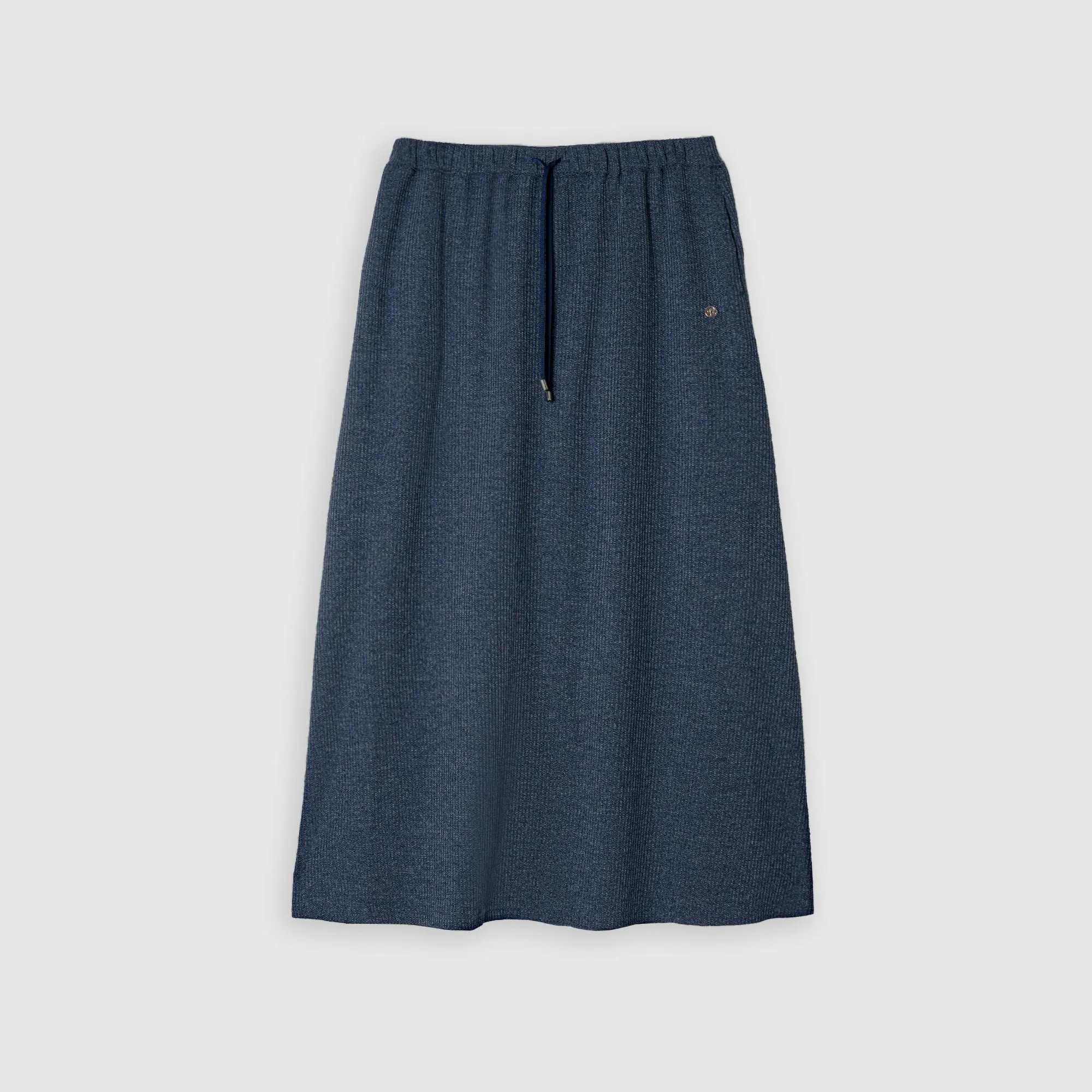 Drawstring A-Line Skirt