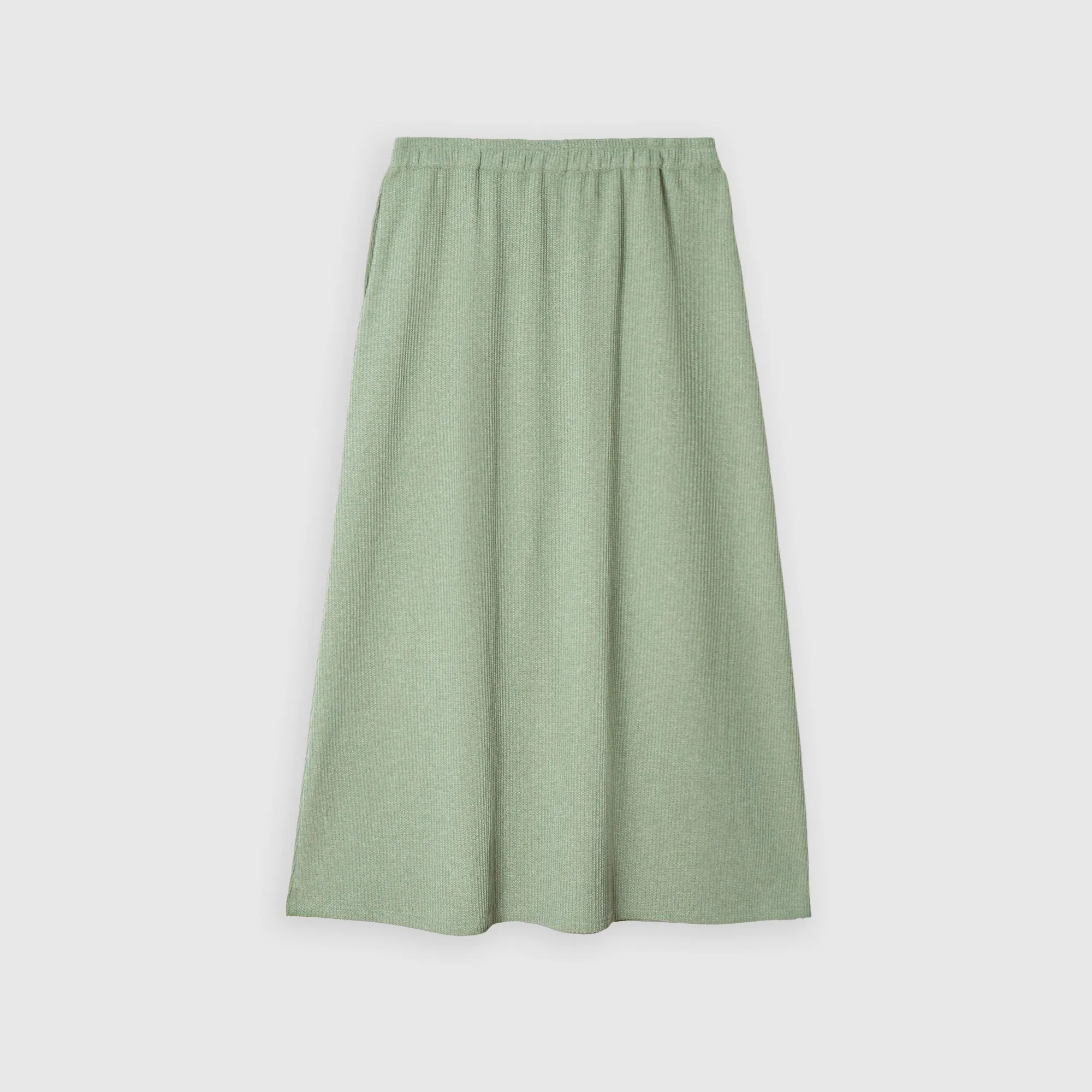 Drawstring A-Line Skirt