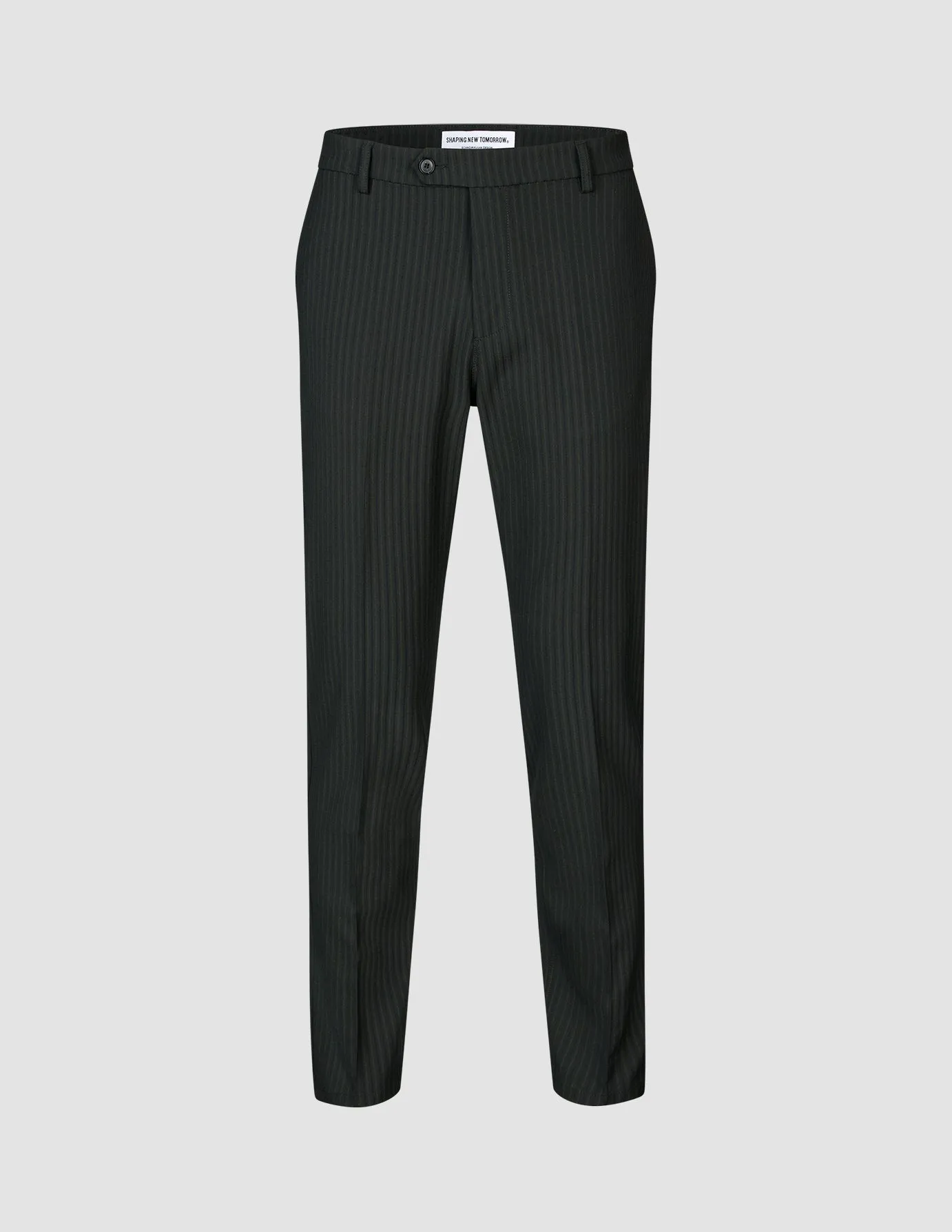 Essential Suit Asphalt Pinstripe