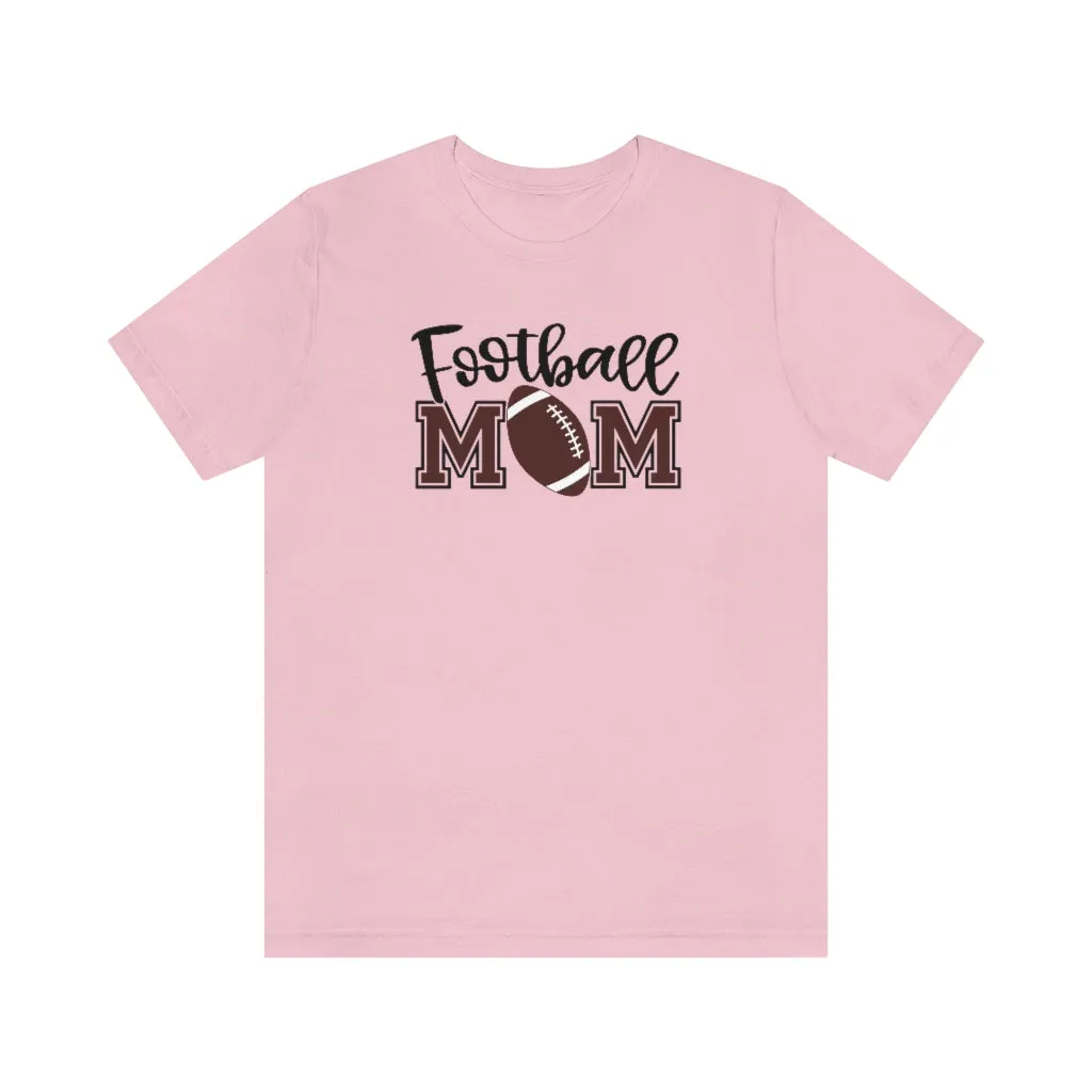 Football Mom Shirt with Football | Sports Mom Tee