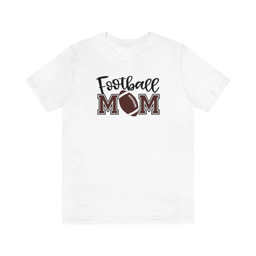 Football Mom Shirt with Football | Sports Mom Tee