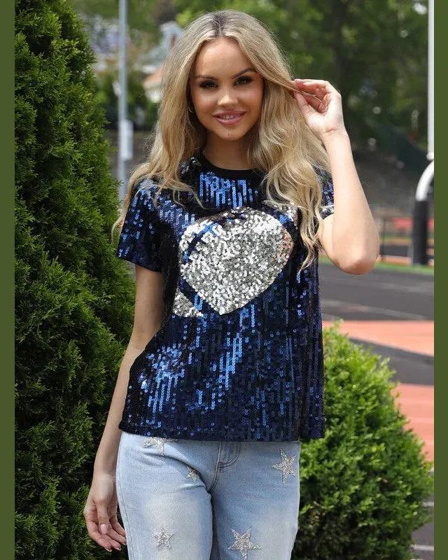 Football Sequin Top