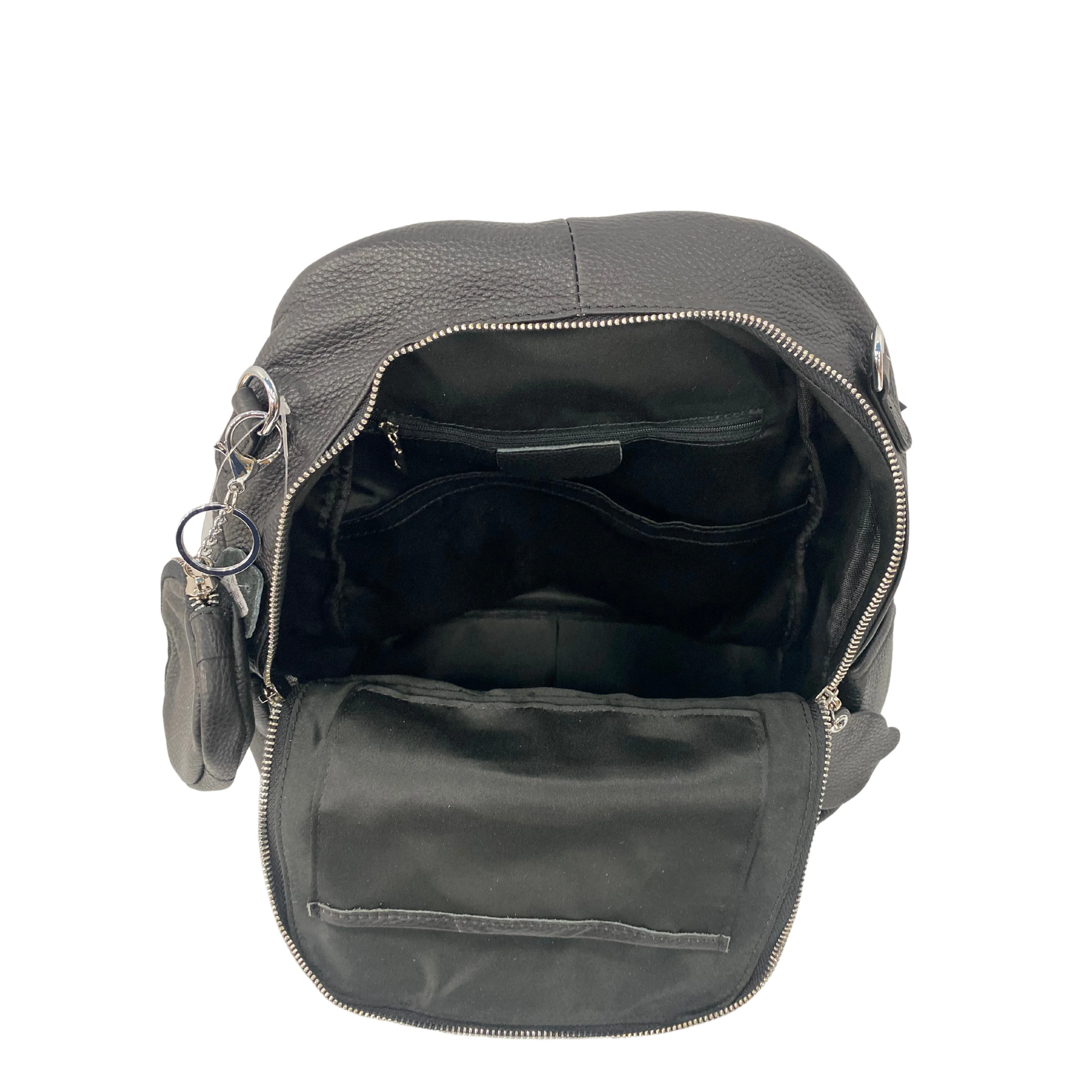 Genuine Leather Backpack with Extra Strap