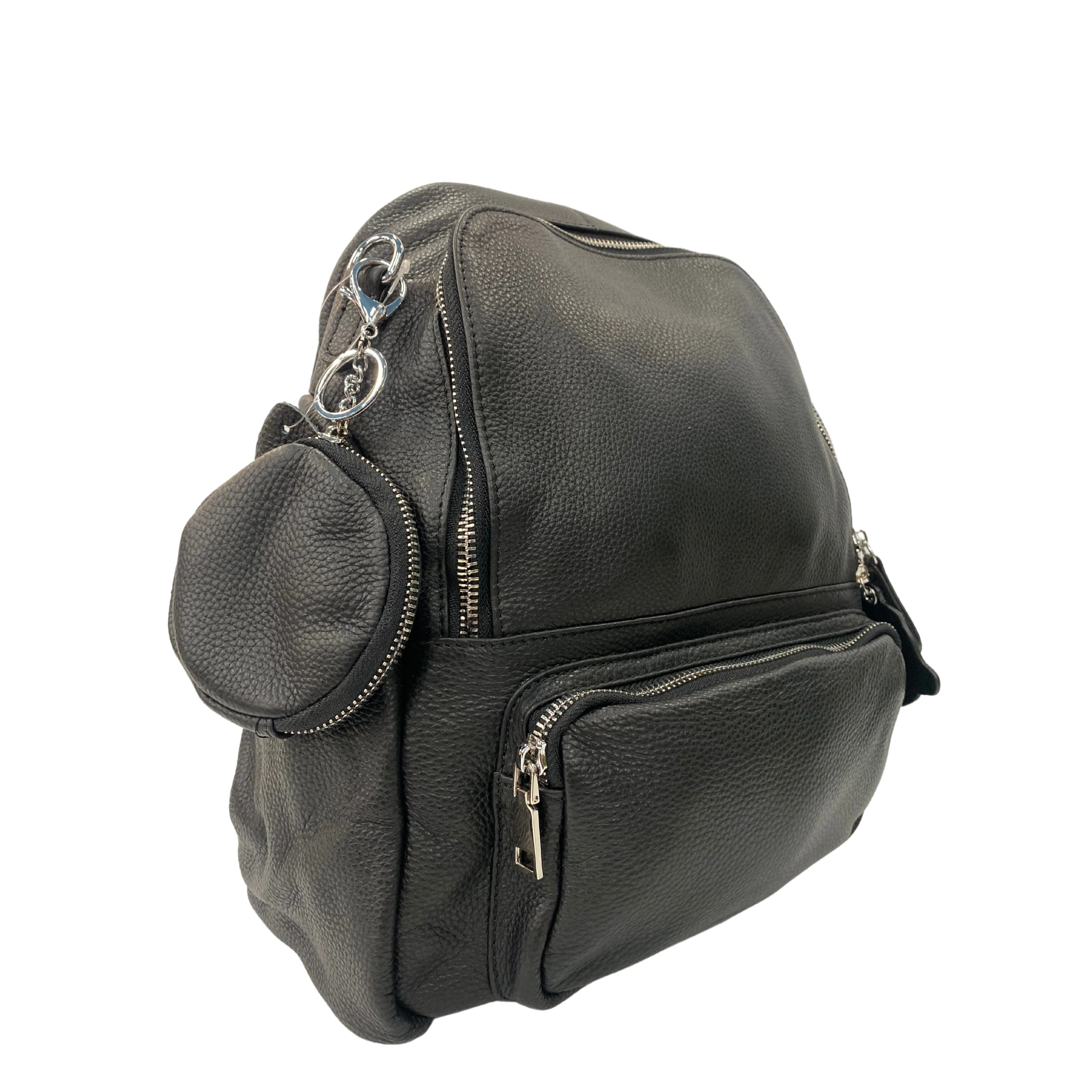 Genuine Leather Backpack with Extra Strap