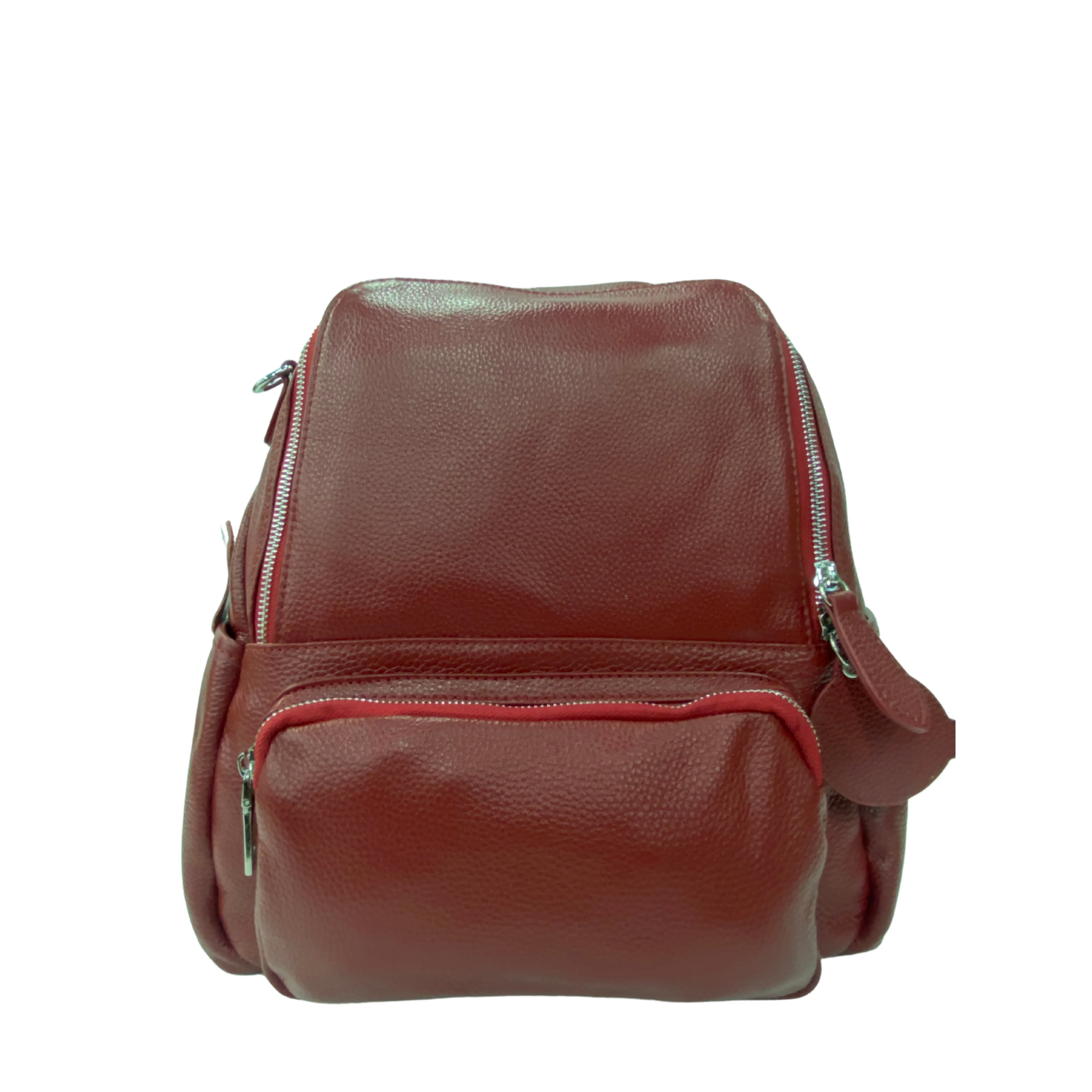 Genuine Leather Backpack with Extra Strap