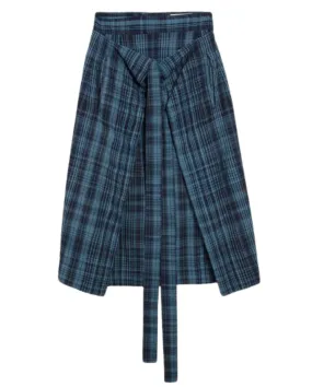 George Skirt Indigo