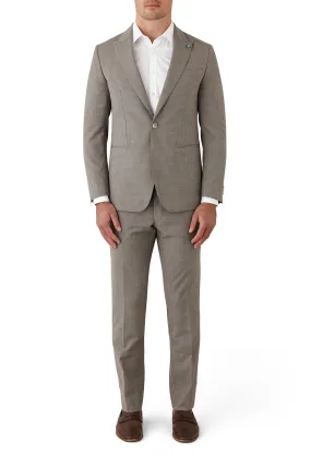 Gibson - Ionic/Caper Suit - Taupe Check