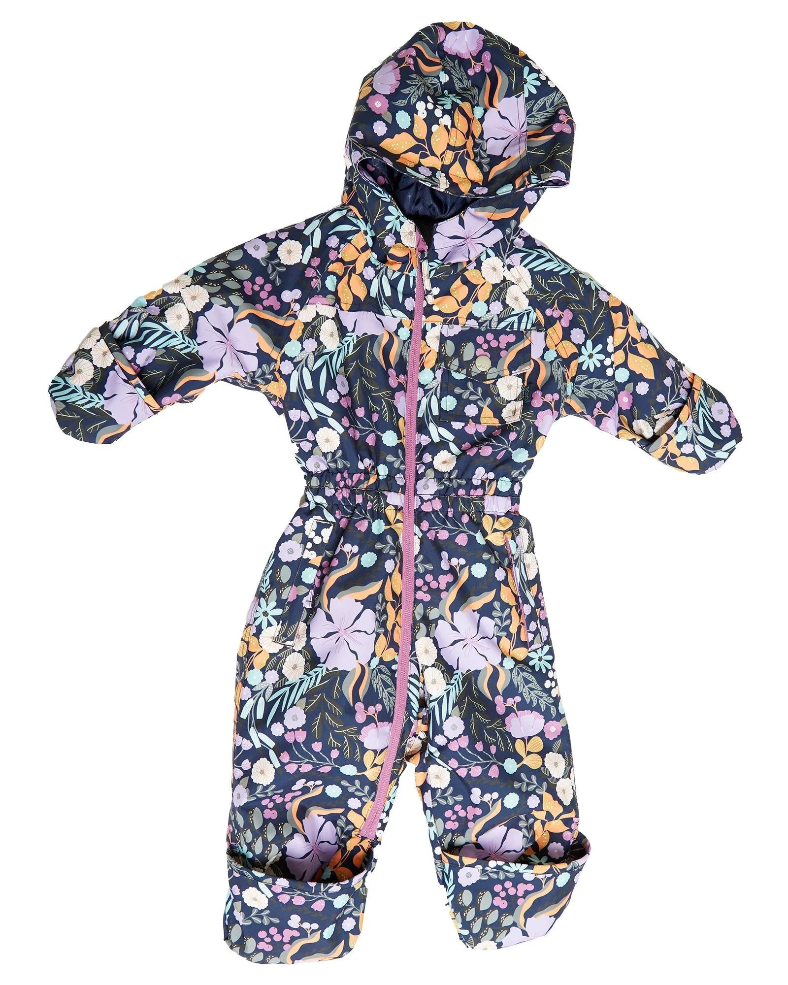 GIRLS INFANT ONESIE - MULBERRY FLORAL