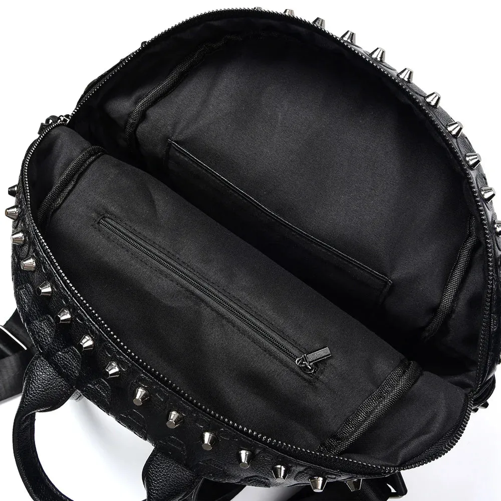 Gothic Style Skull & Rivet Decoration Backpack