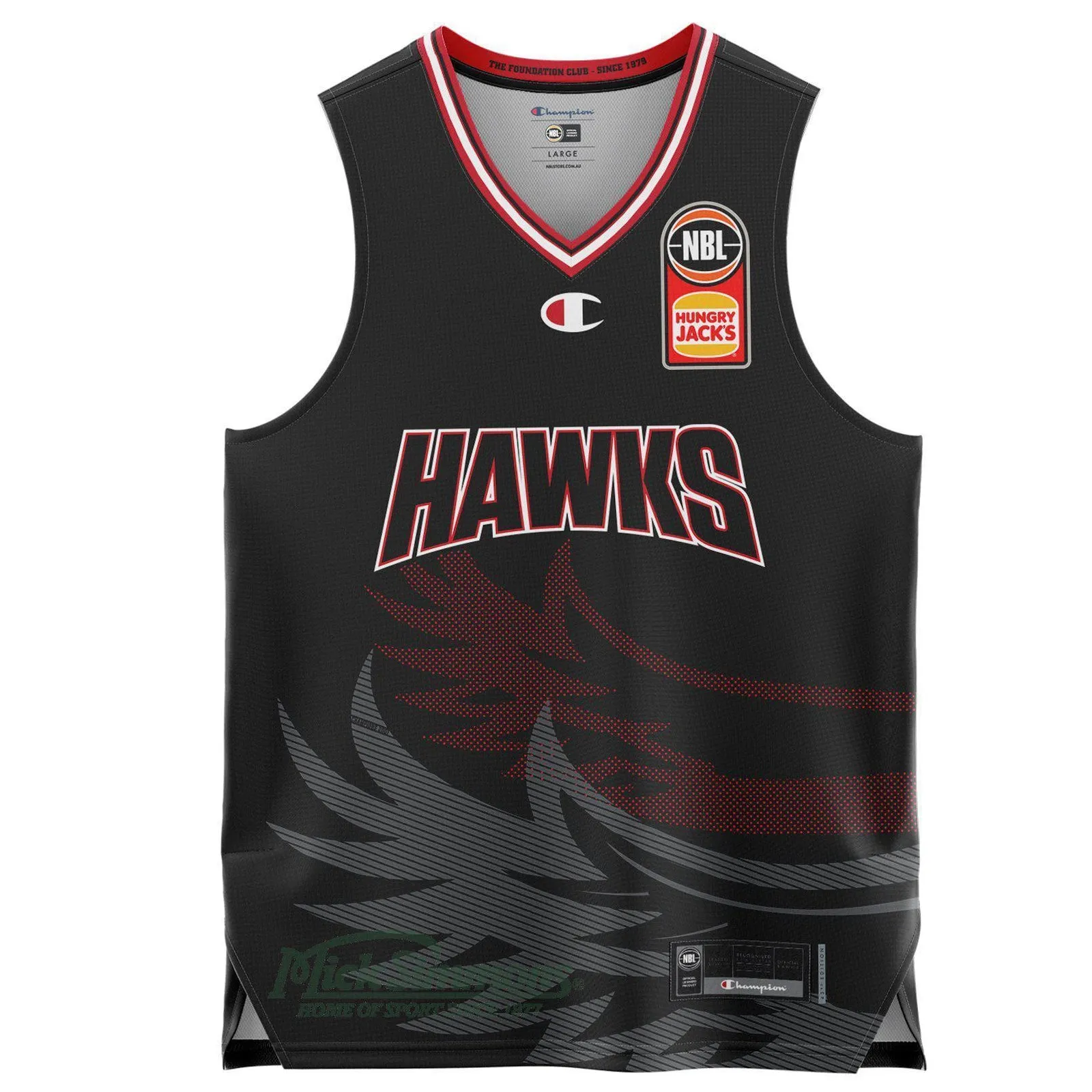 Illawarra Hawks 2020/21 Authentic Kids Home Jersey NBL Basketball