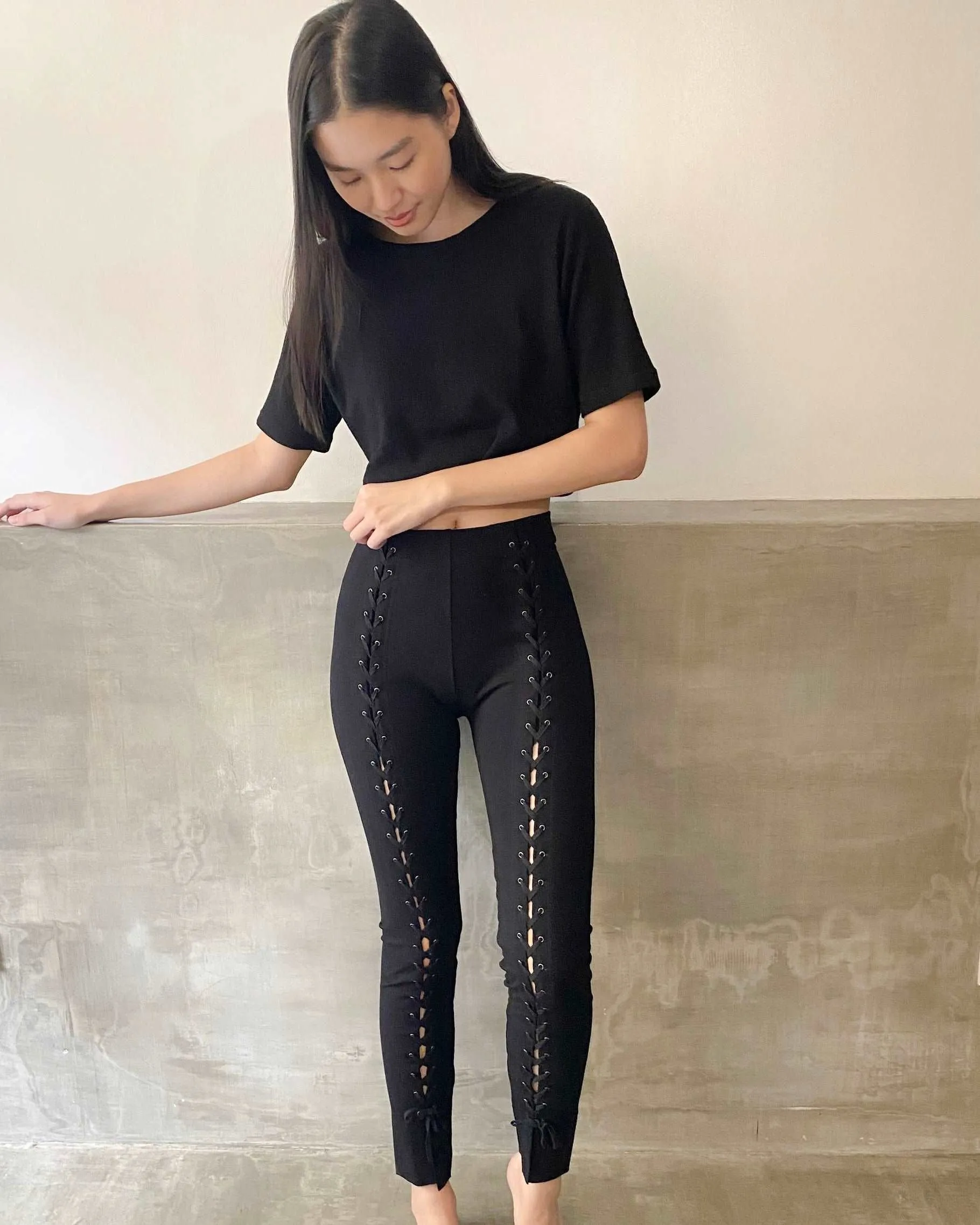 Joplin Lace Up Leggings