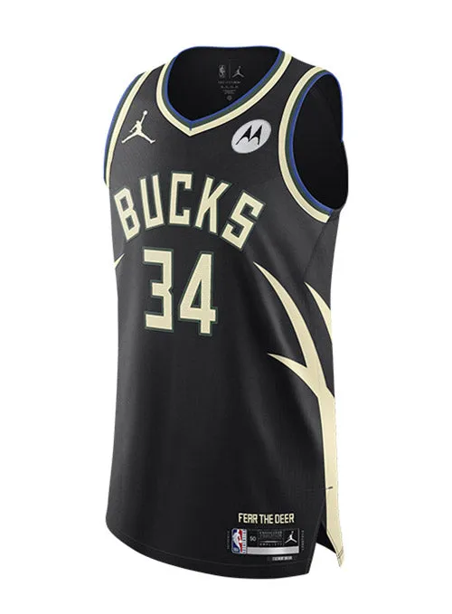 Jordan 2022 Statement Edition Giannis Antetokounmpo Milwaukee Bucks Authentic Jersey