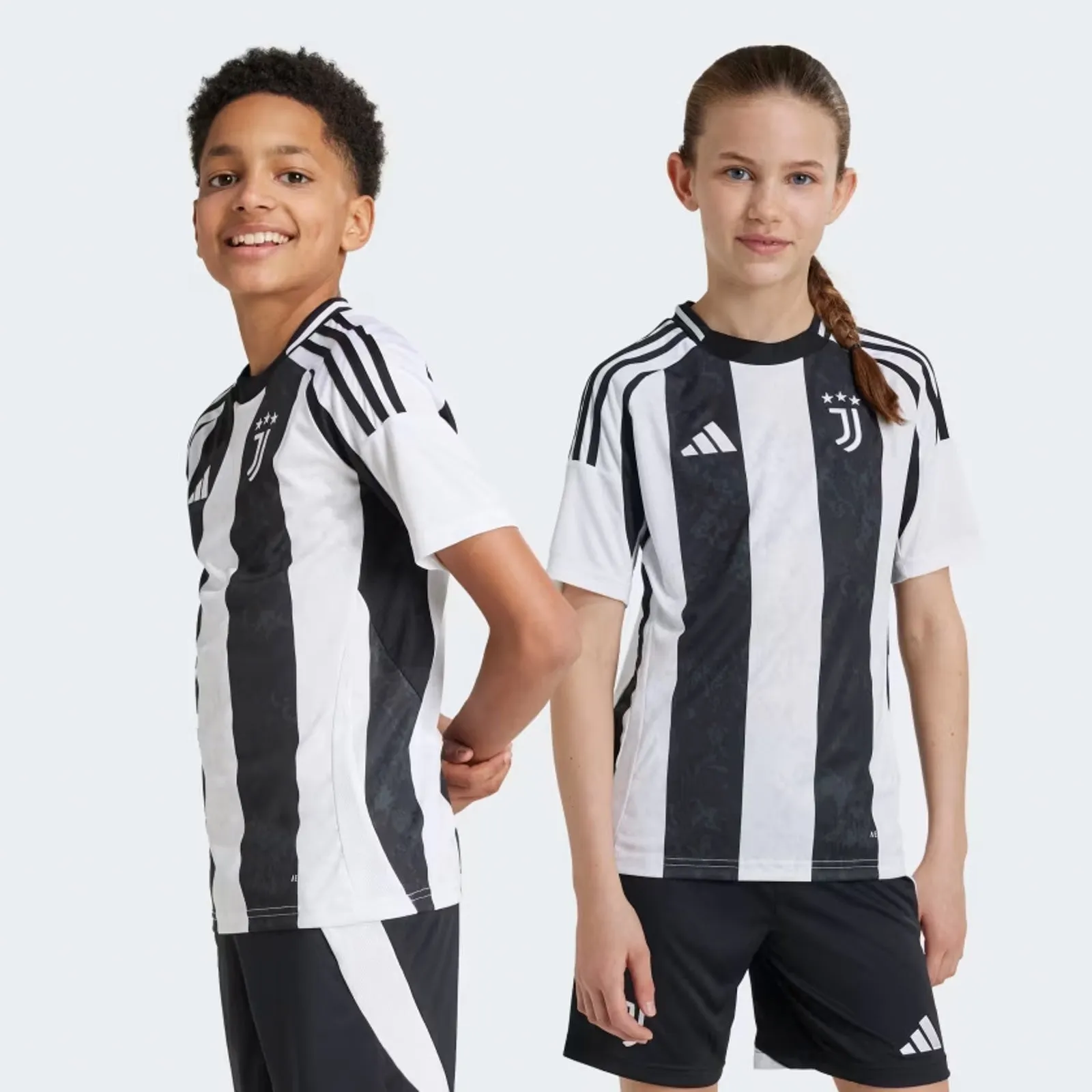 Juventus FC 2024/25 Kid's Replica Home Jersey Football Soccer by Adidas