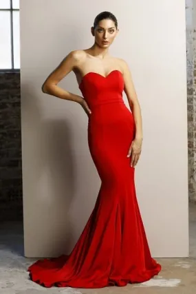 JX1047 Jadore Gown - Red