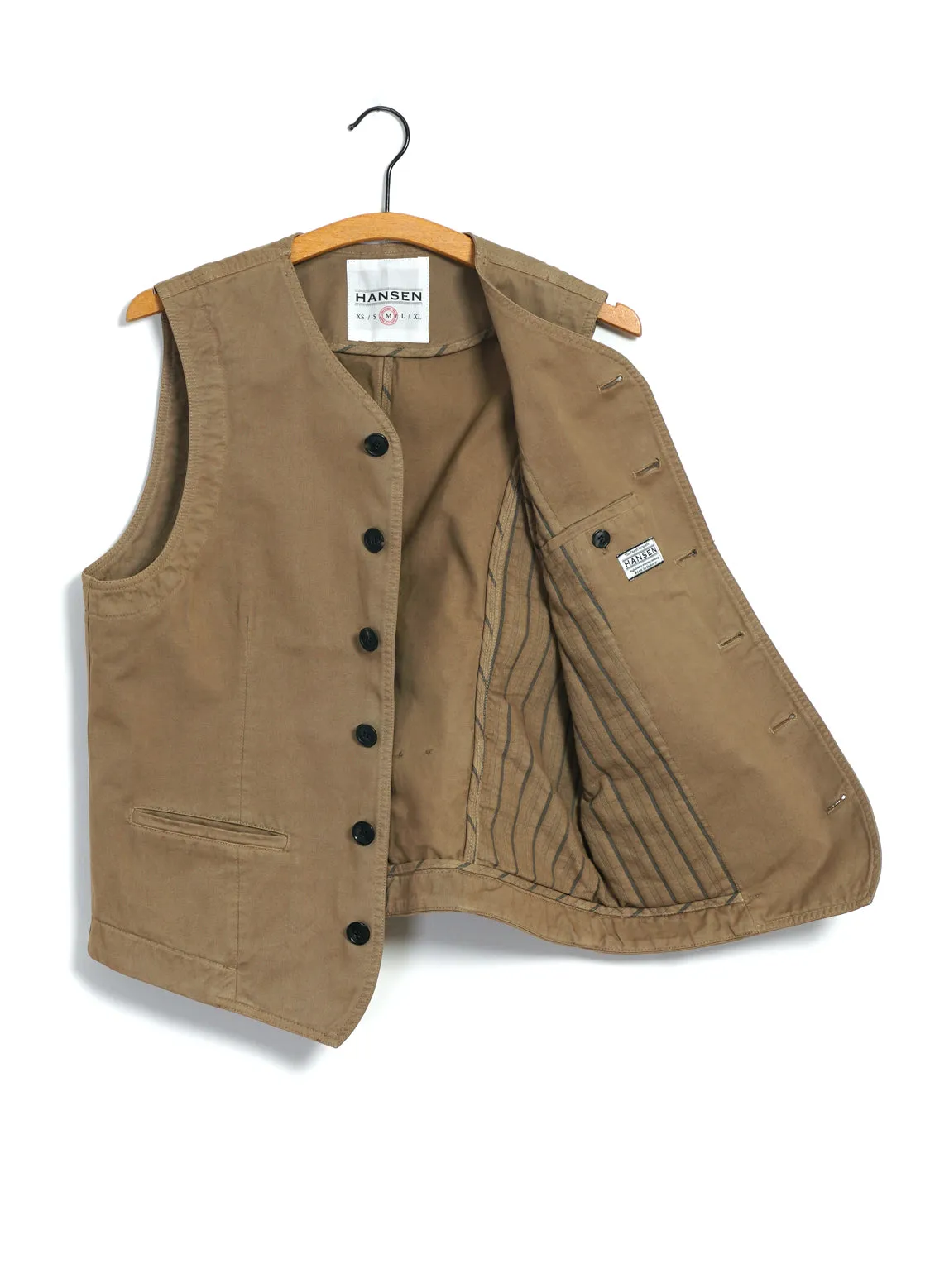 KAJ | Casual Waistcoat | Classic Beige