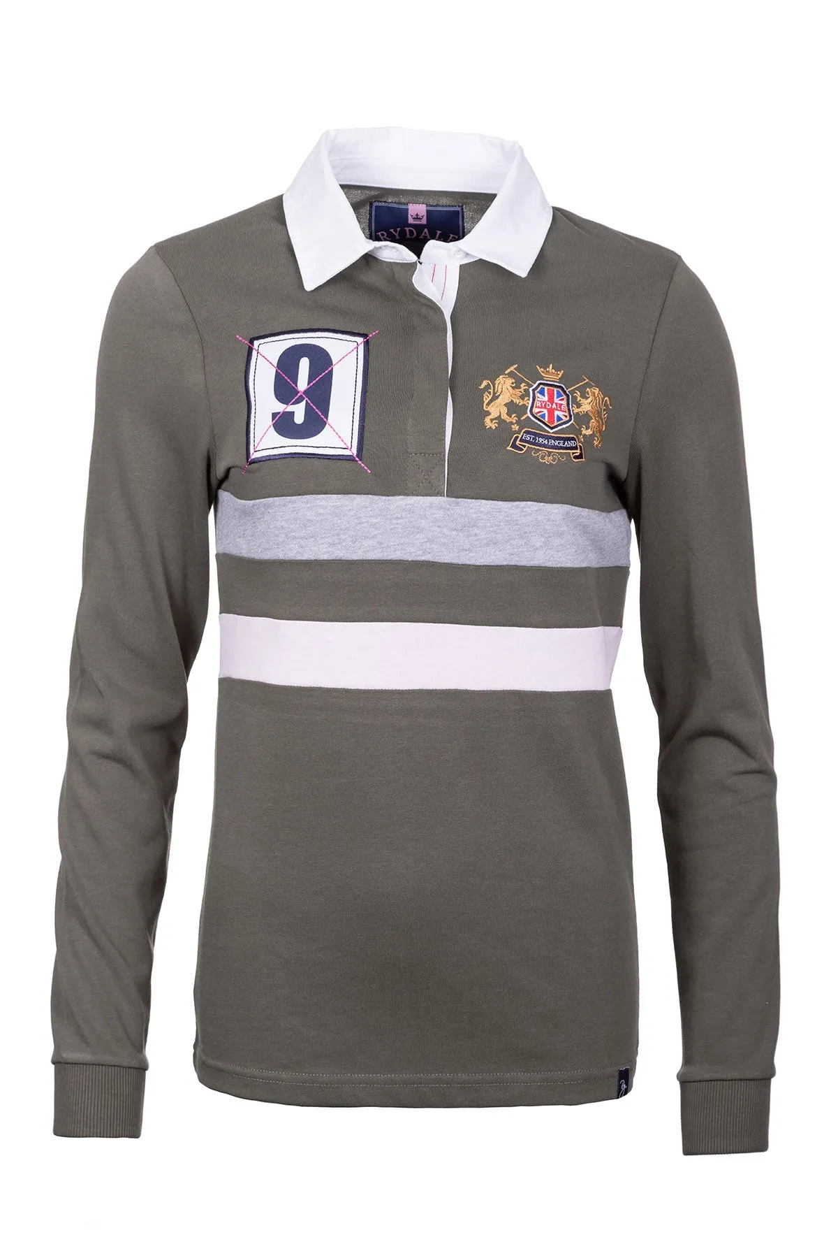 Ladies Rugby Shirt - Cropton 2 Stripe