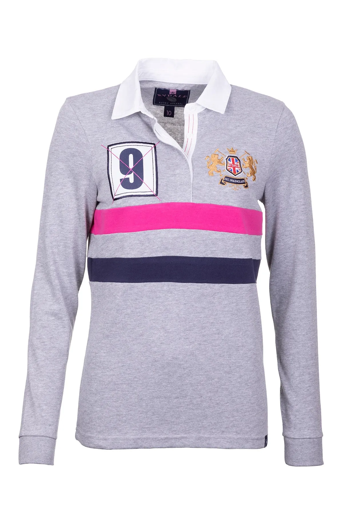 Ladies Rugby Shirt - Cropton 2 Stripe