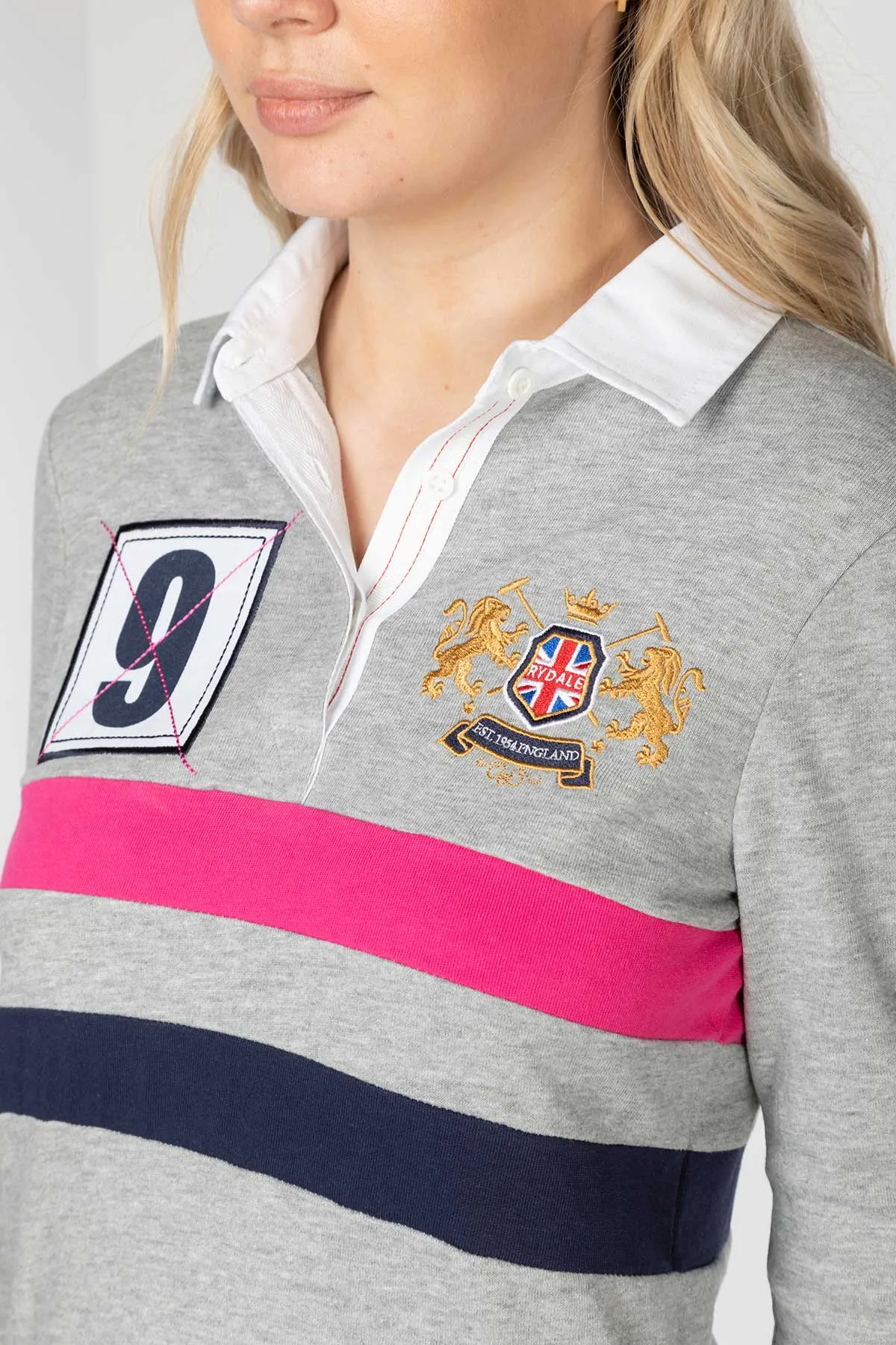 Ladies Rugby Shirt - Cropton 2 Stripe