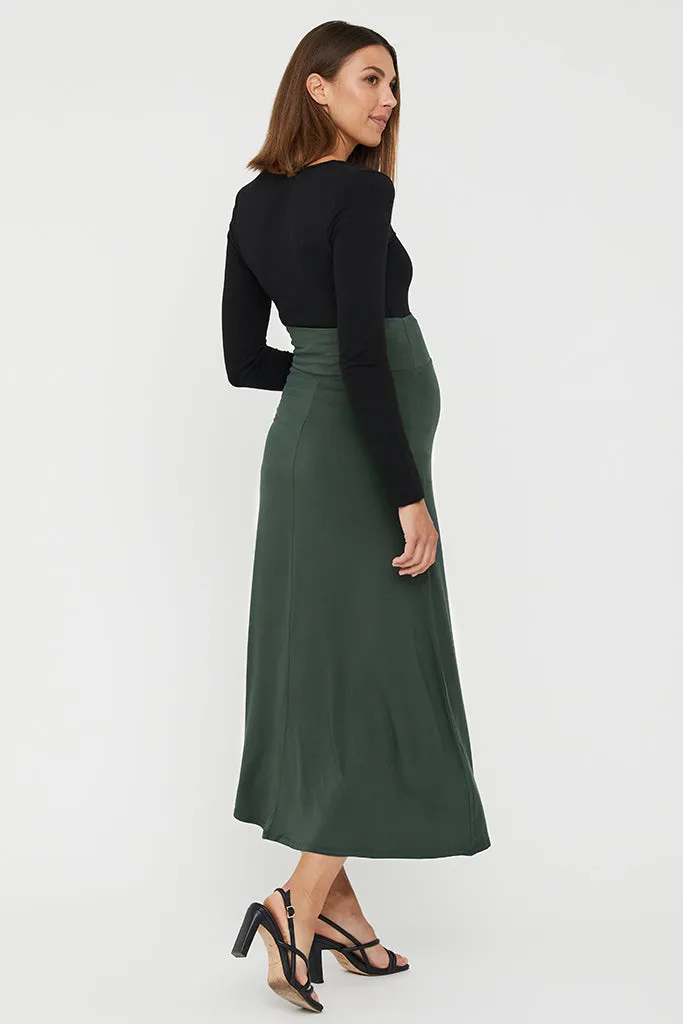 Lana Long Skirt - Forest