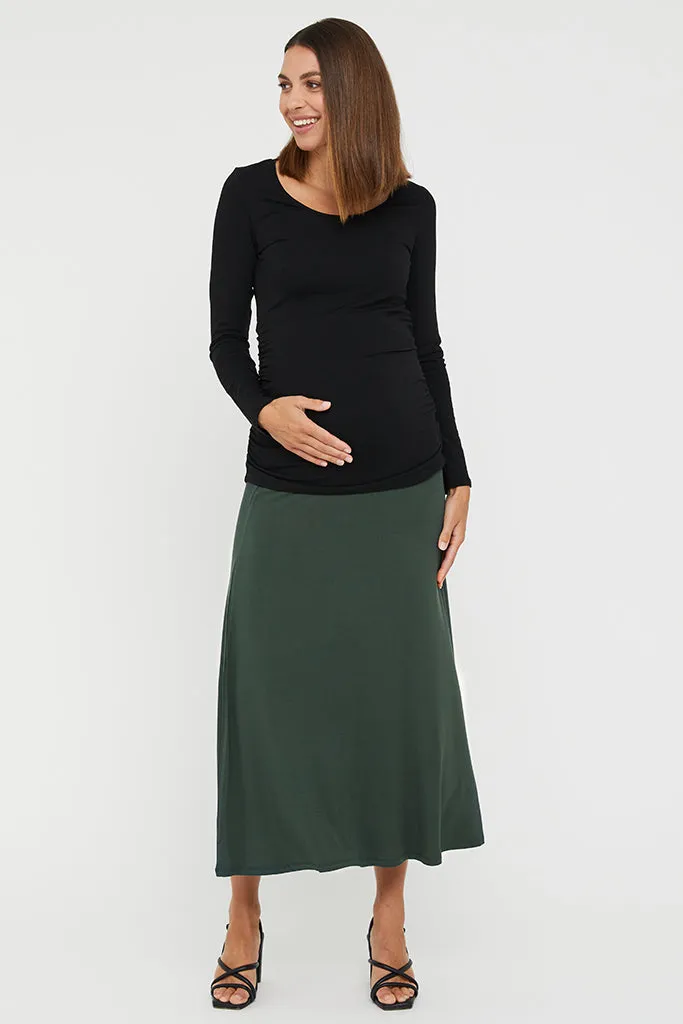 Lana Long Skirt - Forest