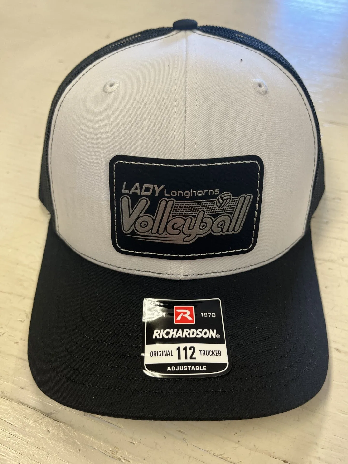 Lasered Longhorn Volleyball Patch Cap