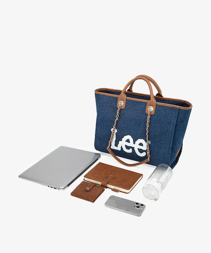 Lee Denim Canvas Tote Bag