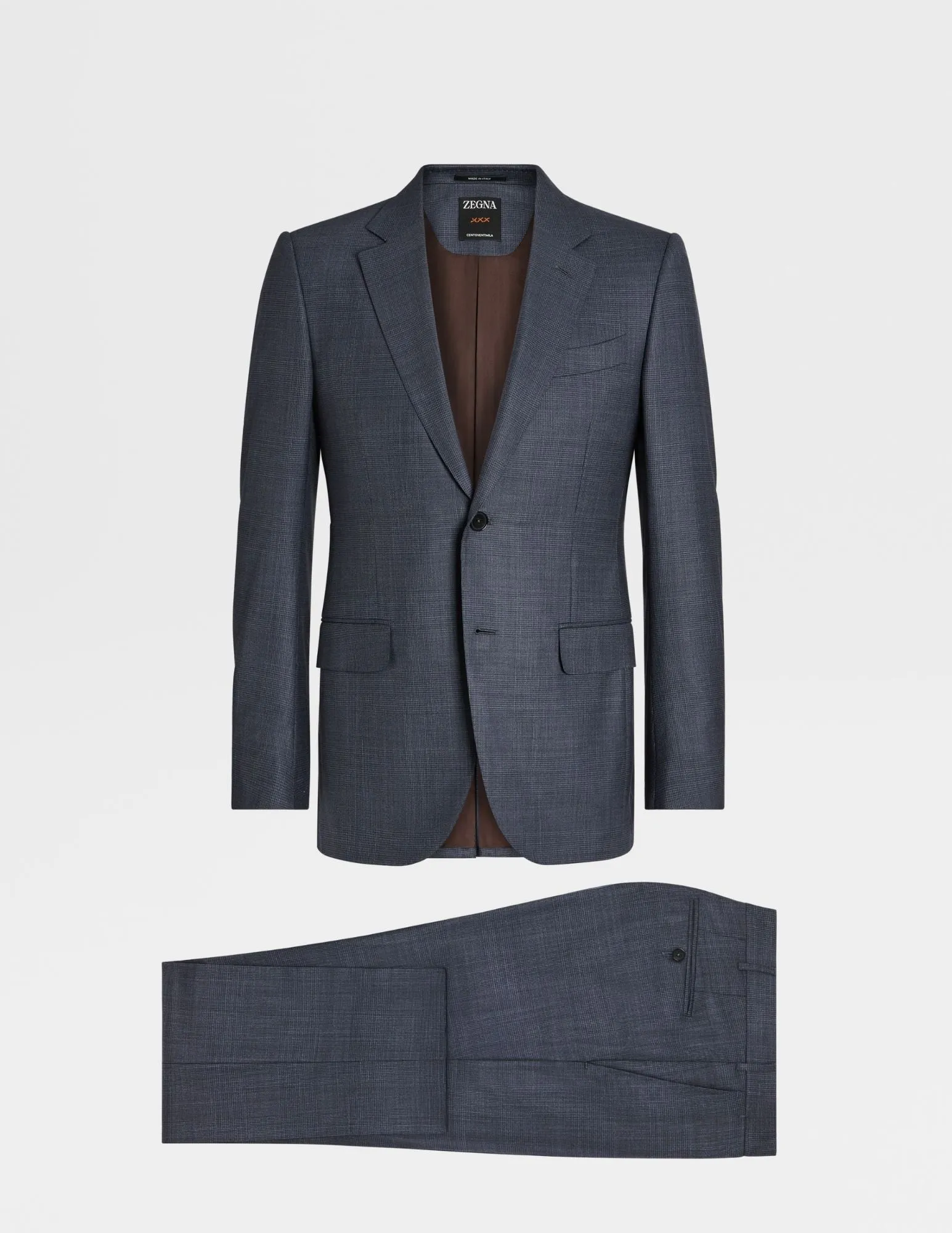 Light Blue Prince of Wales Centoventimila Suit