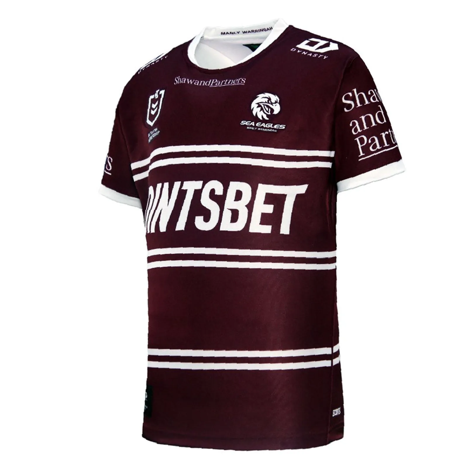 Manly Warringah Sea Eagles 2024 Men's Home Jersey NRL Rugby League by Dynasty