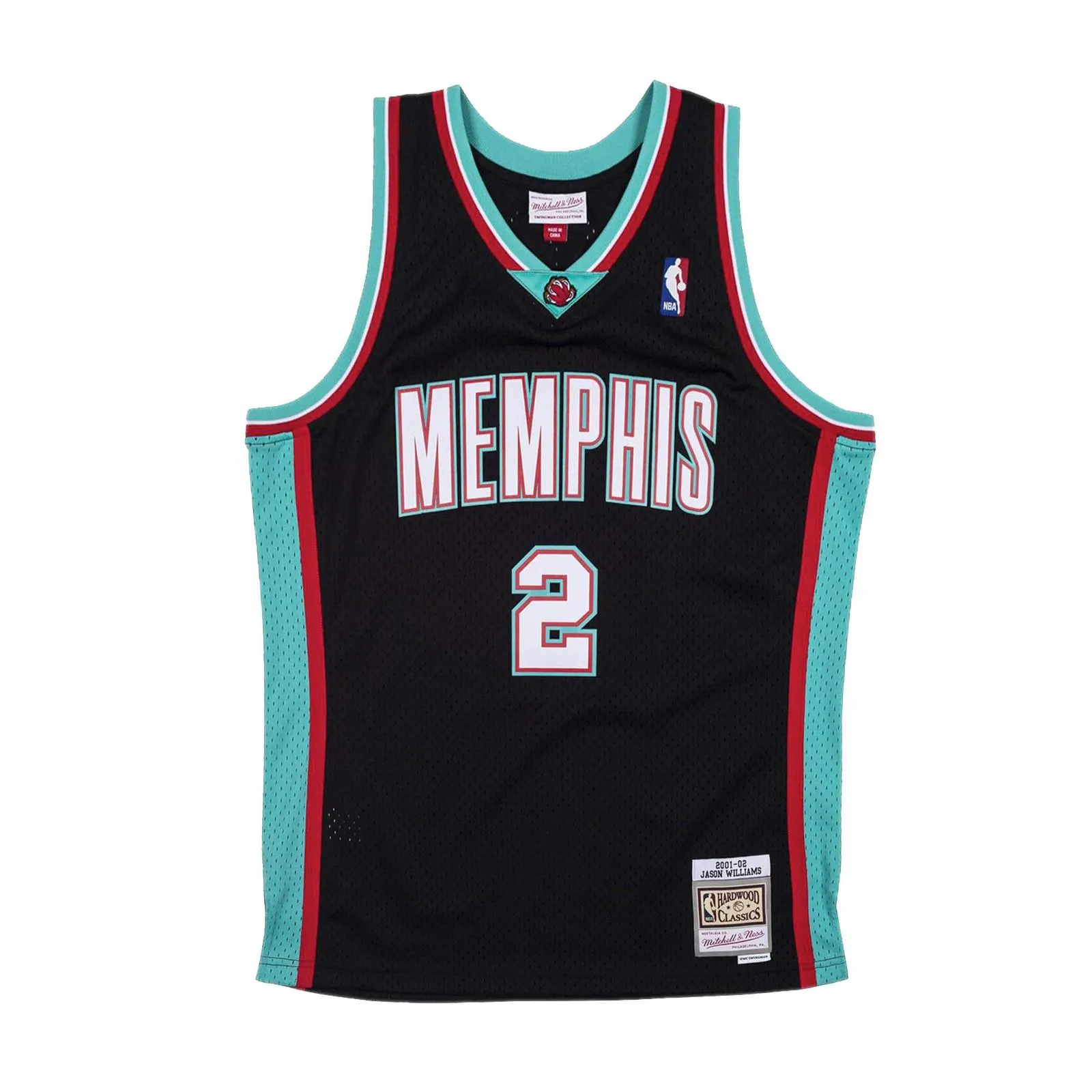 Memphis Grizzlies Jason Williams 2001-02 NBA Hardwood Classics Swingman Jersey by Mitchell & Ness