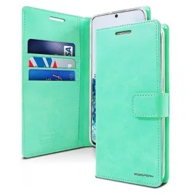 Mercury Blue Moon Diary Case for Samsung Galaxy S22 Ultra - Mint