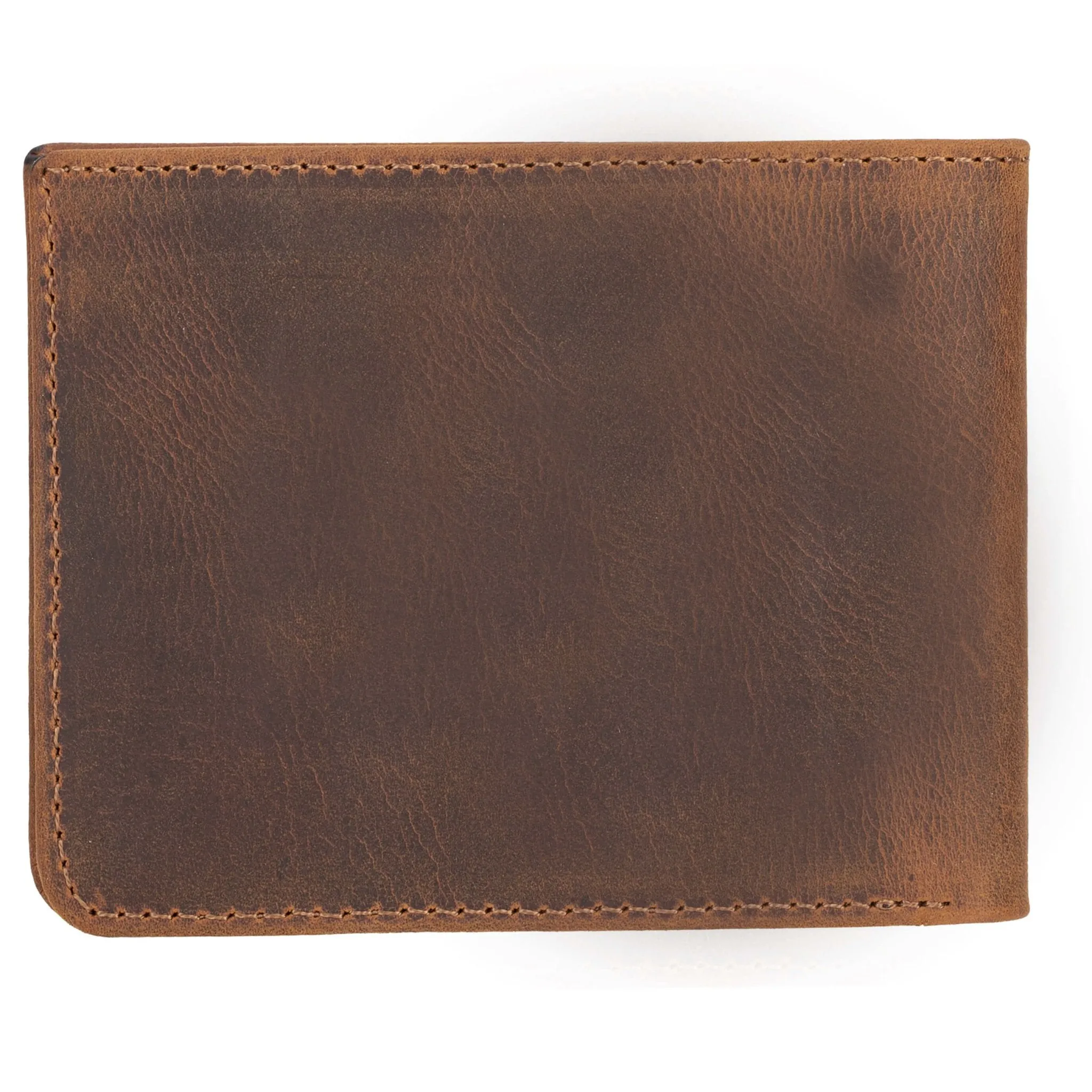 Merlin Bi-Fold Wallet, Distressed Coffee