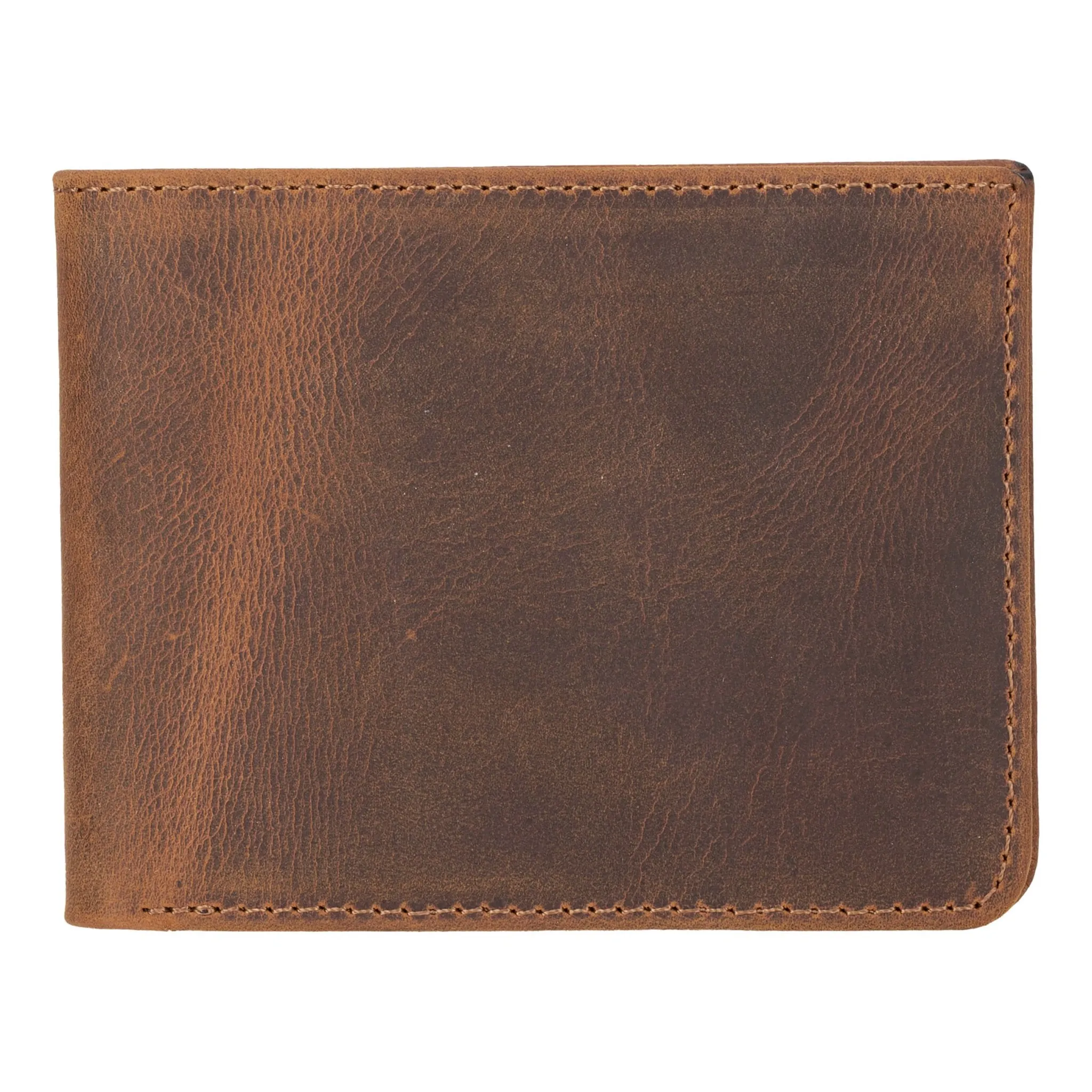 Merlin Bi-Fold Wallet, Distressed Coffee