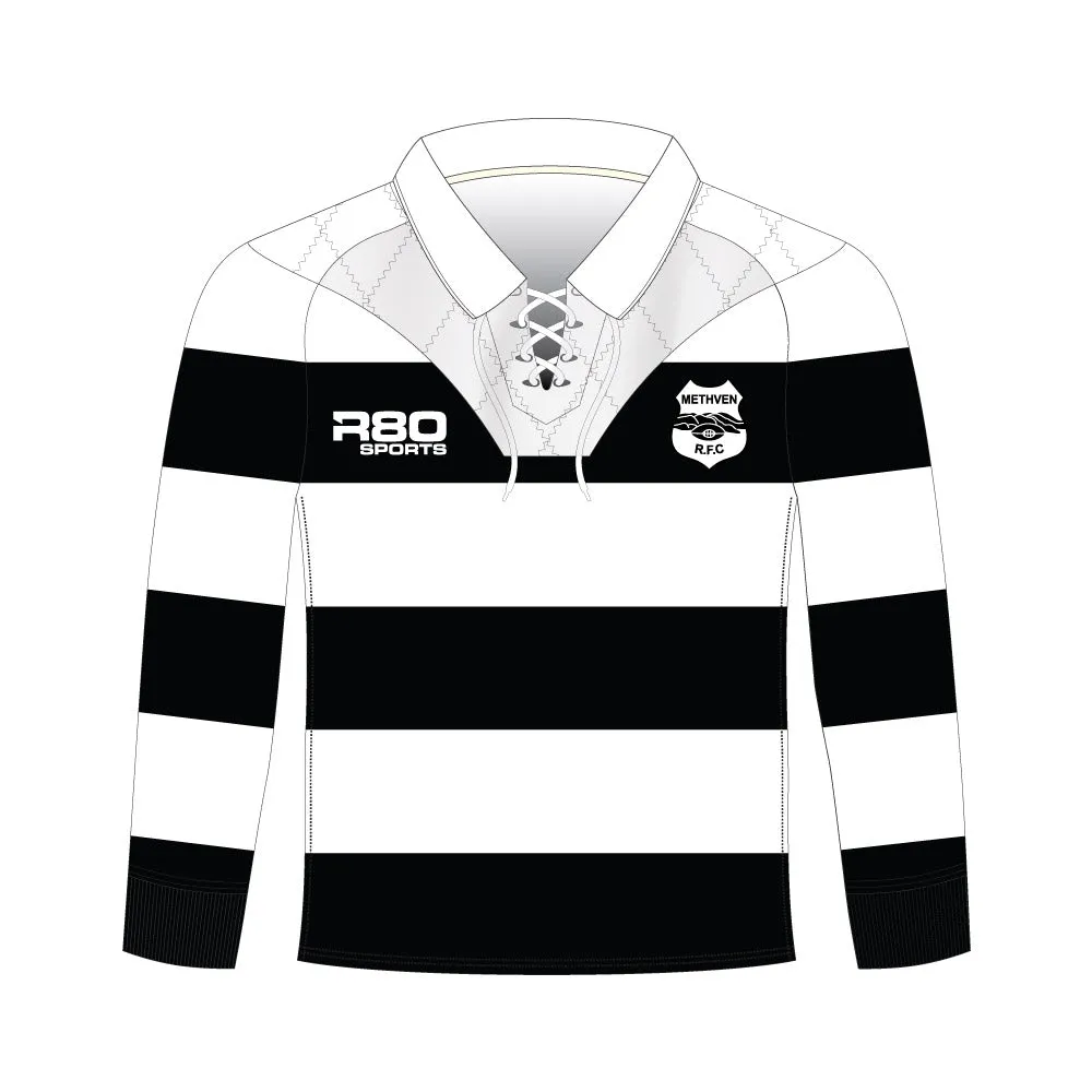 Methven RFC - Old School Lace Front Rugby Jersey