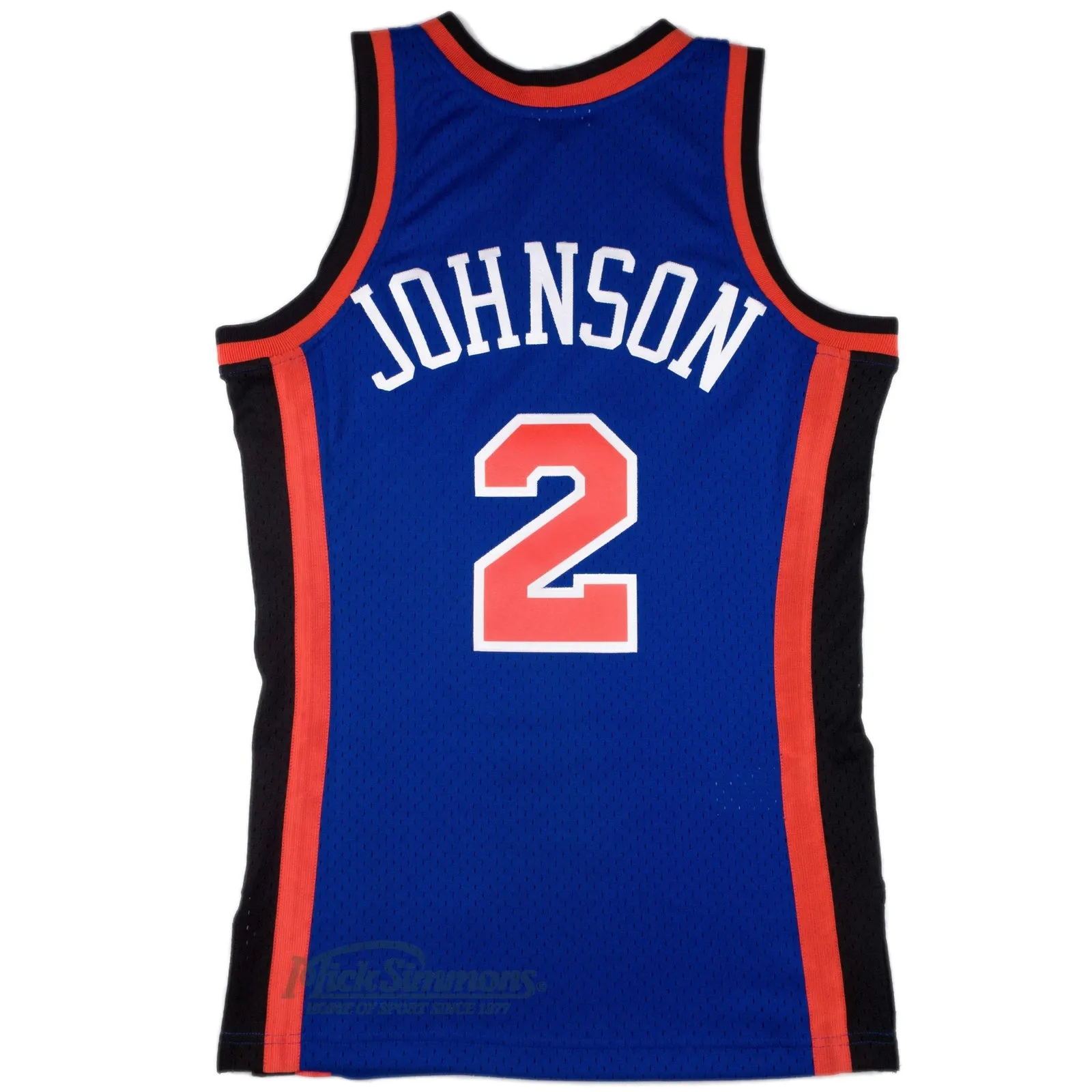 New York Knicks Larry Johnson 1998-1999 Hardwood Classics Swingman Road Jersey by Mitchell & Ness