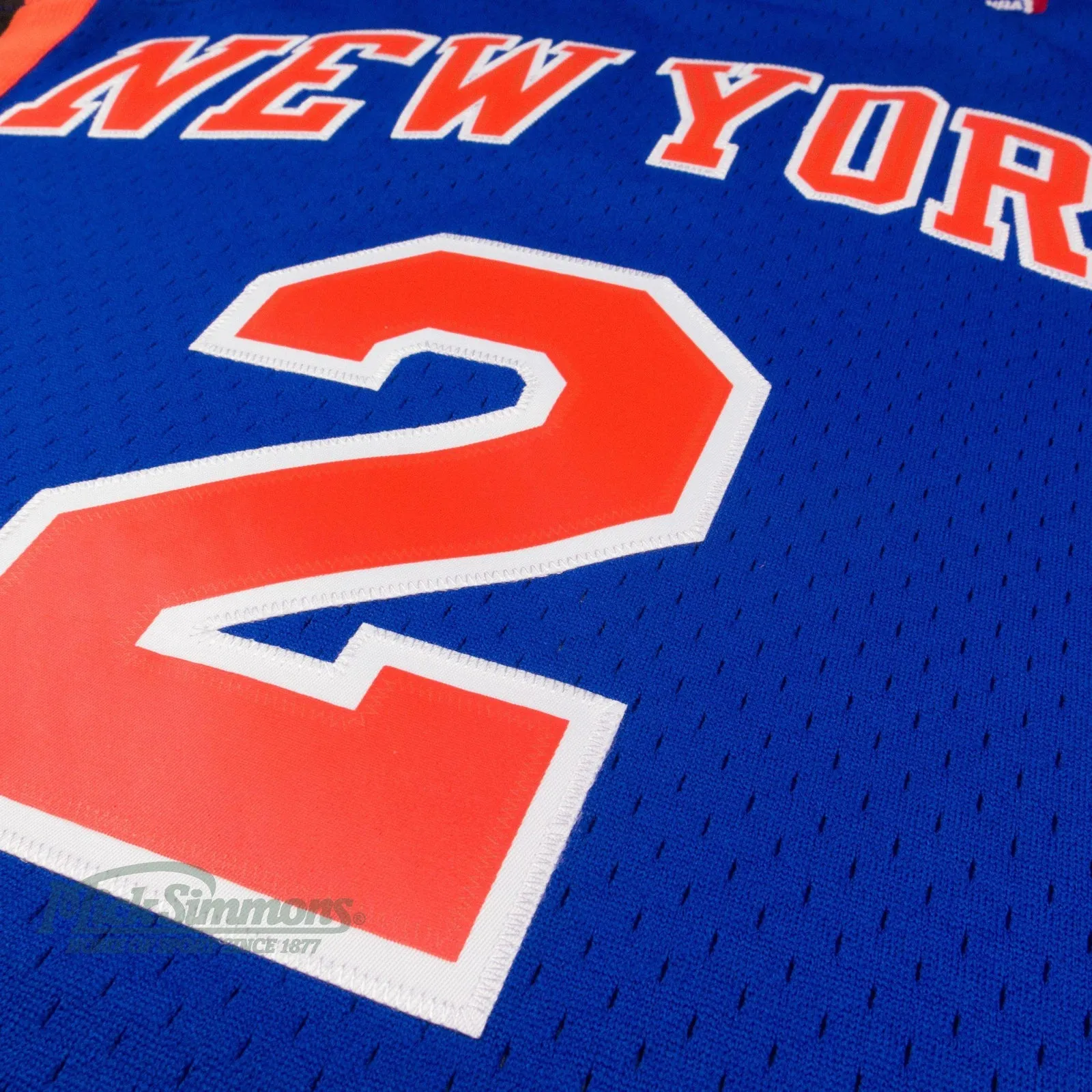 New York Knicks Larry Johnson 1998-1999 Hardwood Classics Swingman Road Jersey by Mitchell & Ness